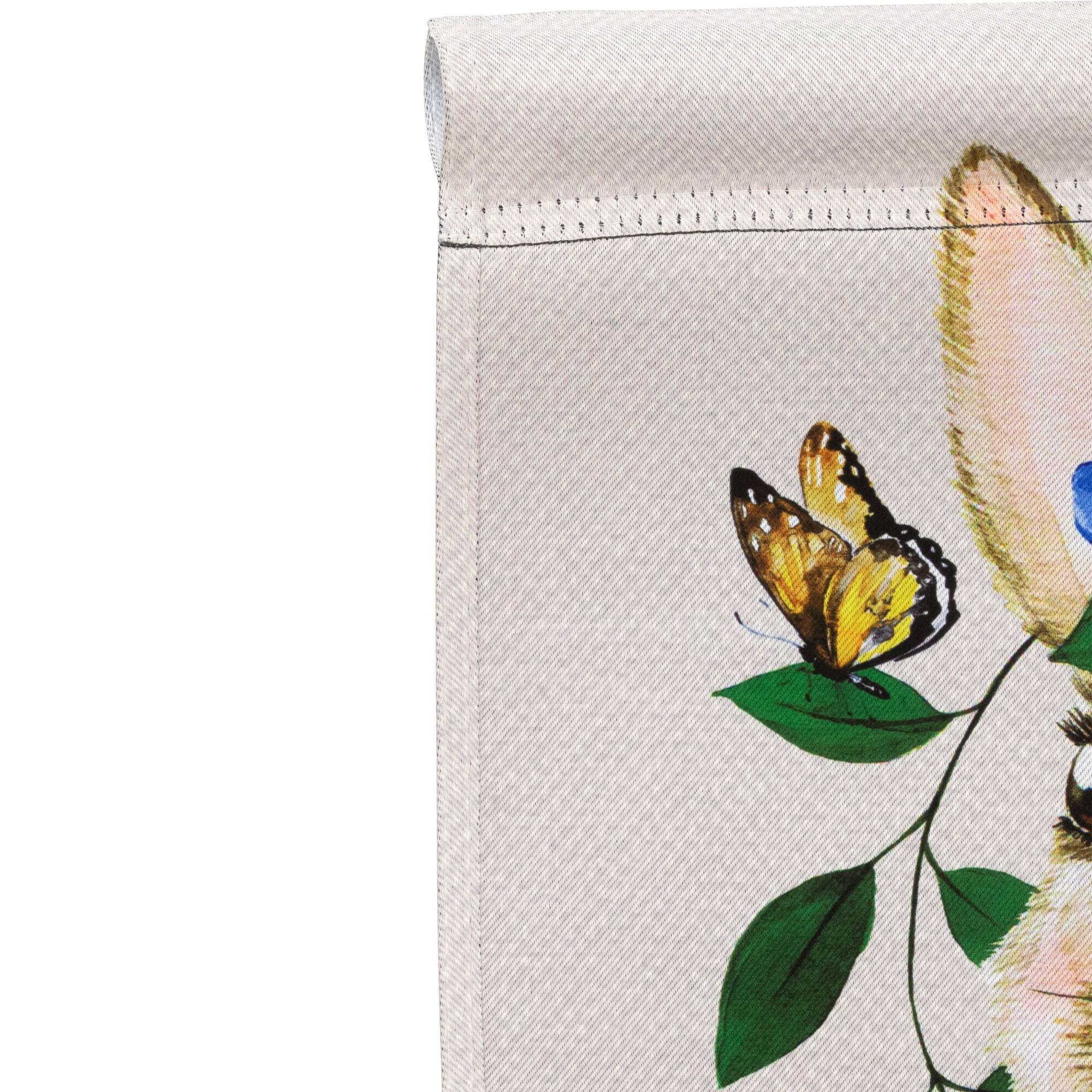 Beige Welcome Easter Floral Bunny & Butterflies Garden Flag