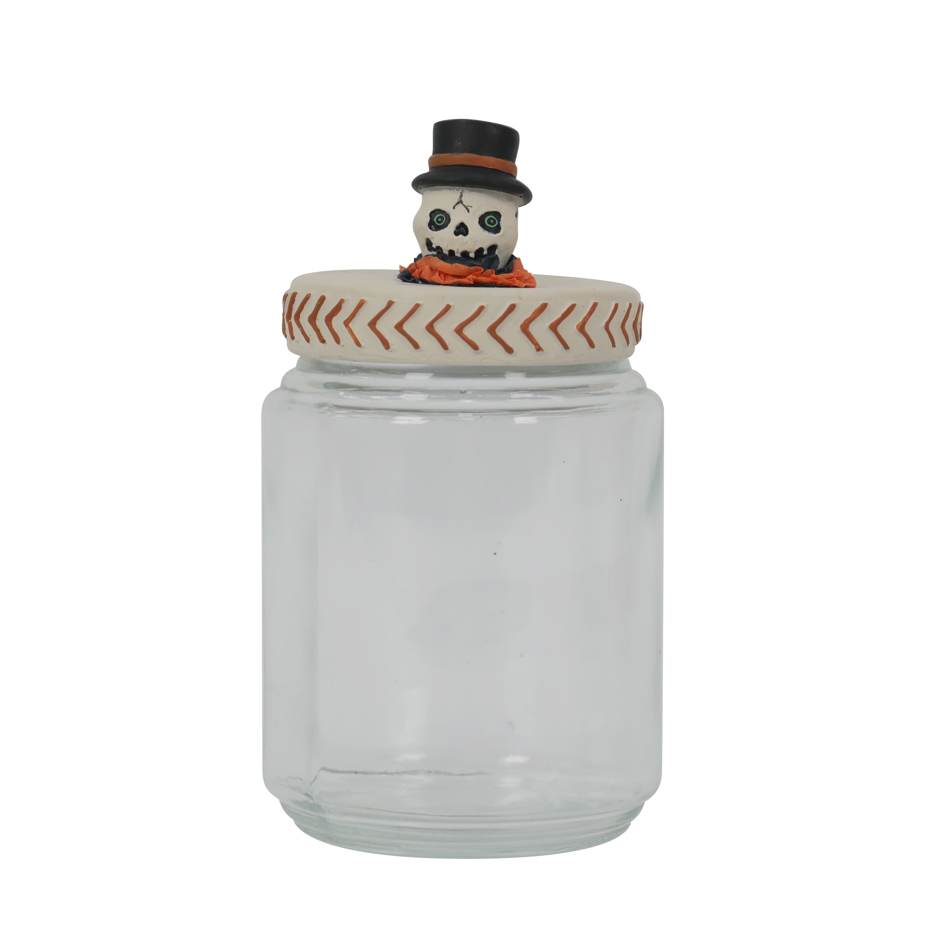 7" Skeleton Decorative Glass Jar by Ashland®