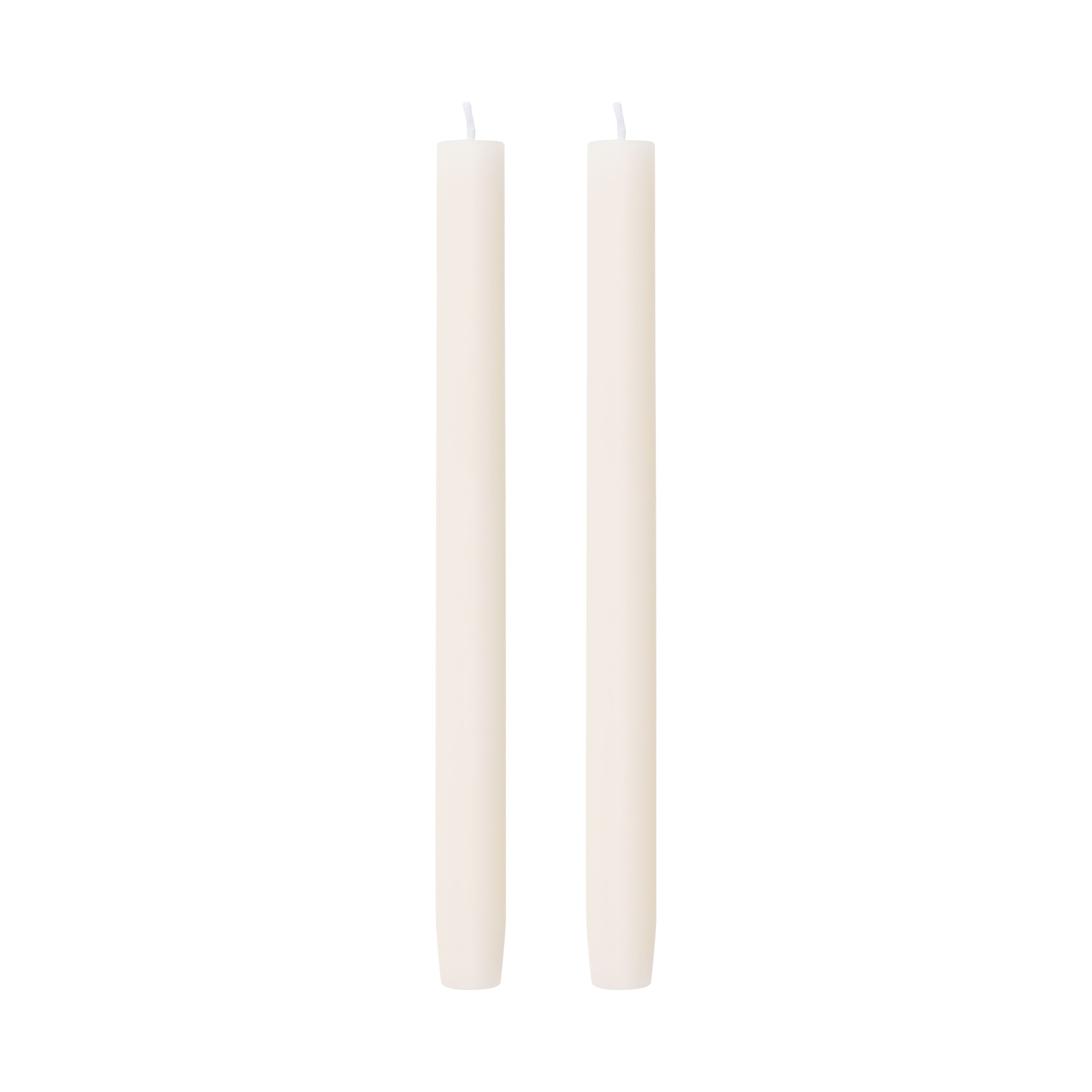 11.7" Unscented Narrow Taper Candles
