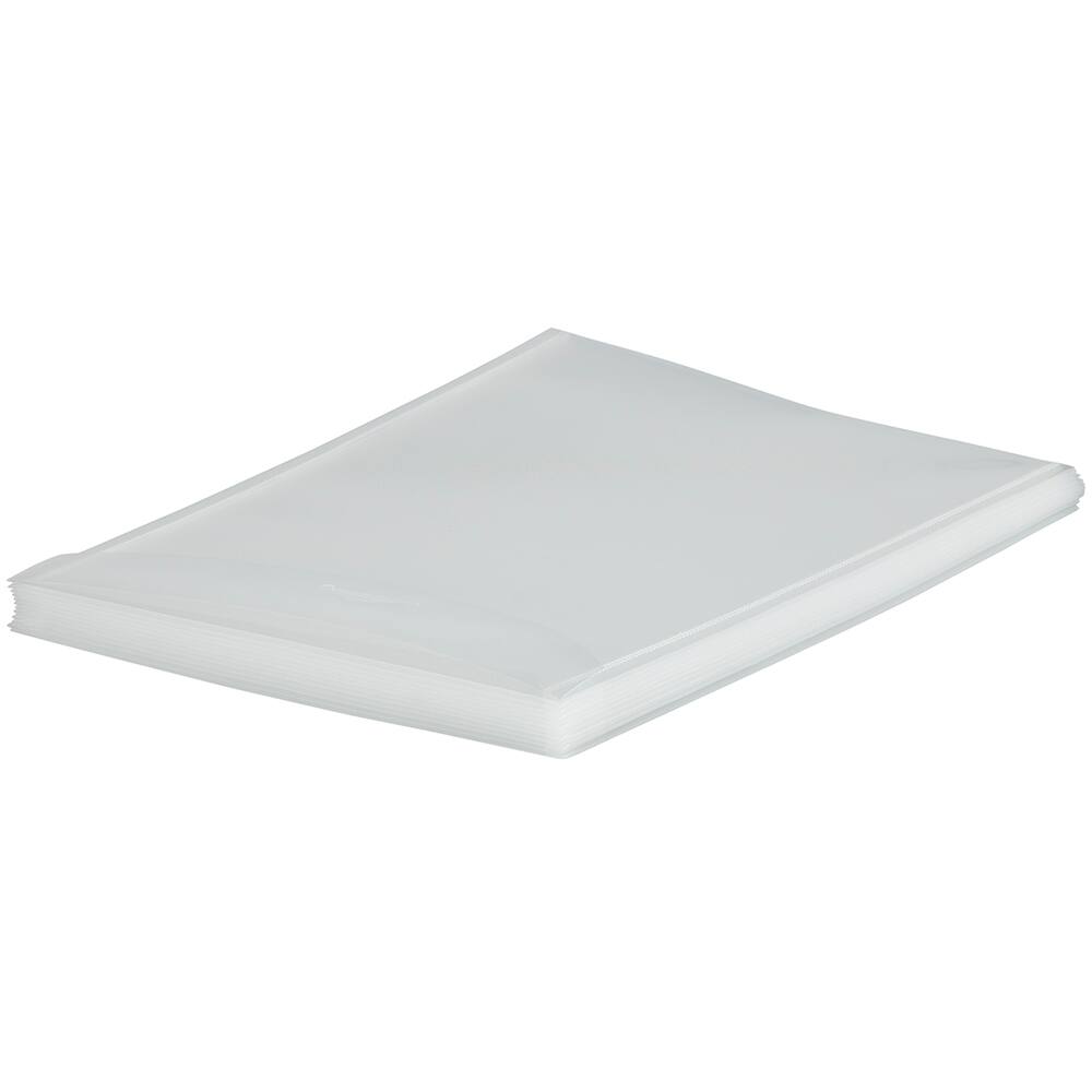 JAM PAPER Plastic Tuck Flap Letter Open End Envelopes