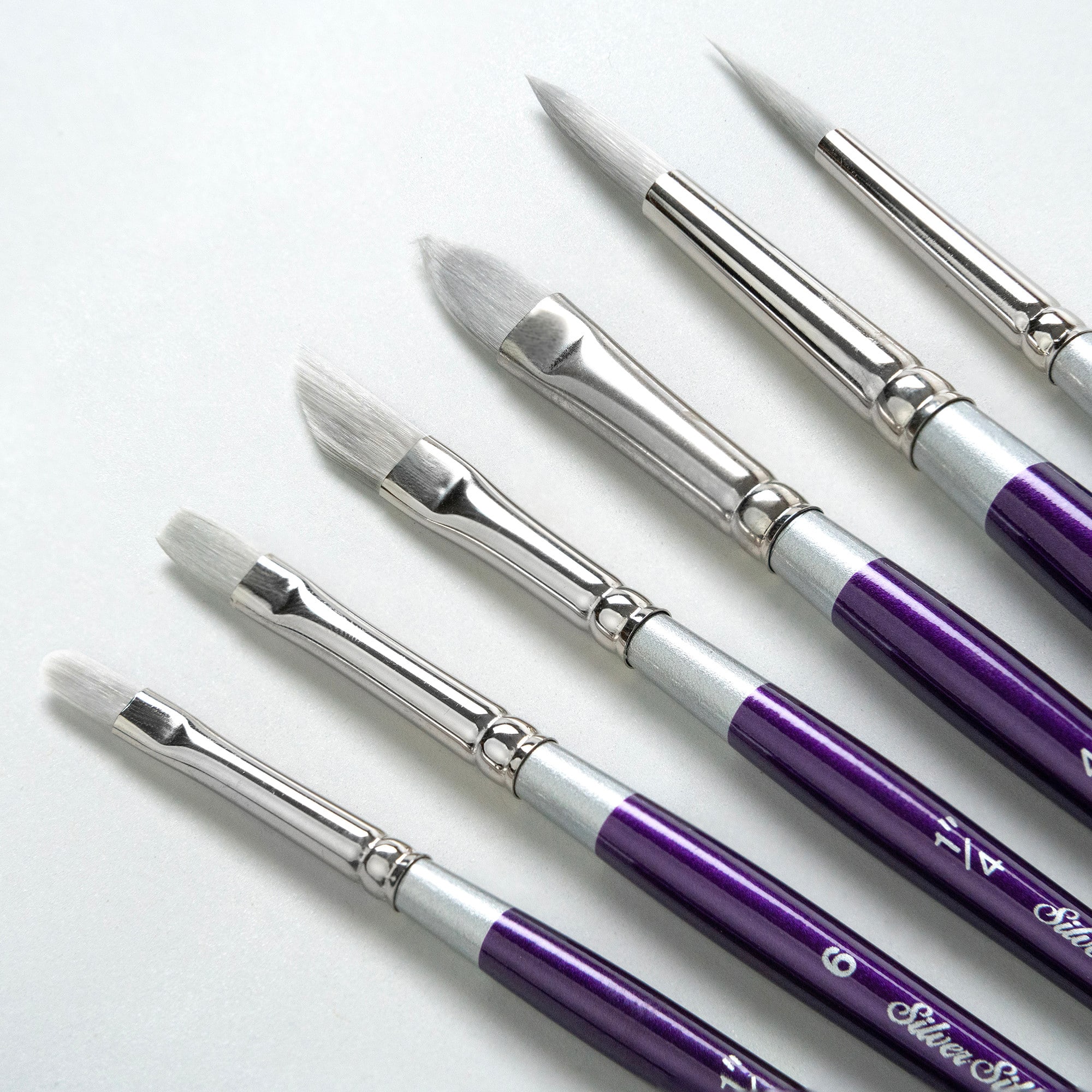 Silver Brush Limited Silver Silk 88® 6 Piece Creative Brush Set
