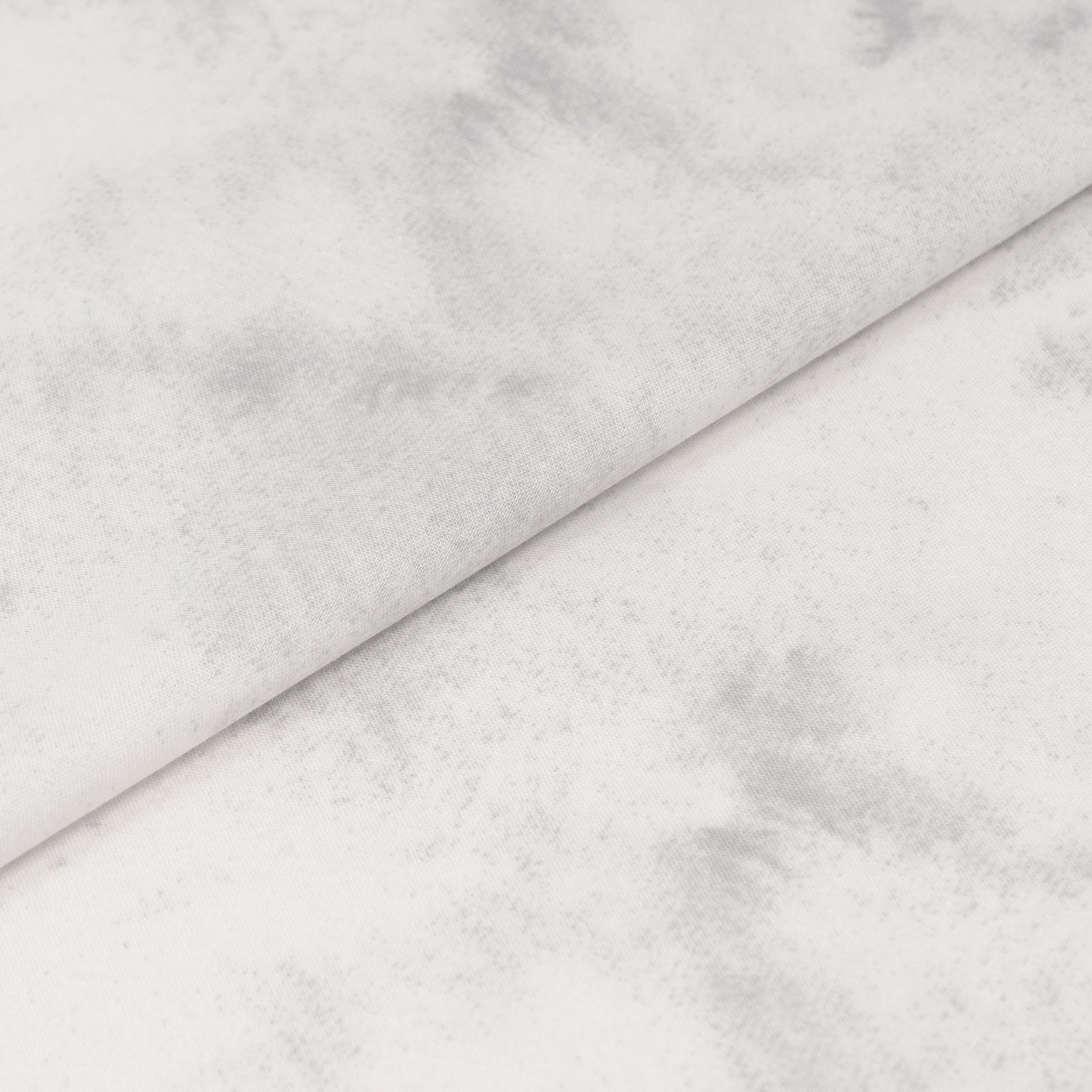 SINGER Christmas Tone-on-Tone White Cotton Fabric