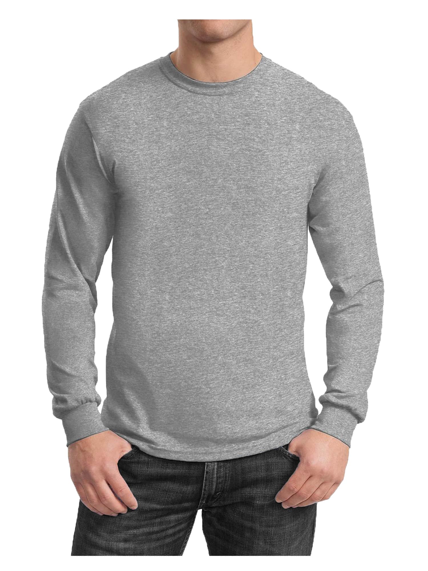 Galaxy by Harvic Long Sleeve Crew Neck Men's T-Shirt