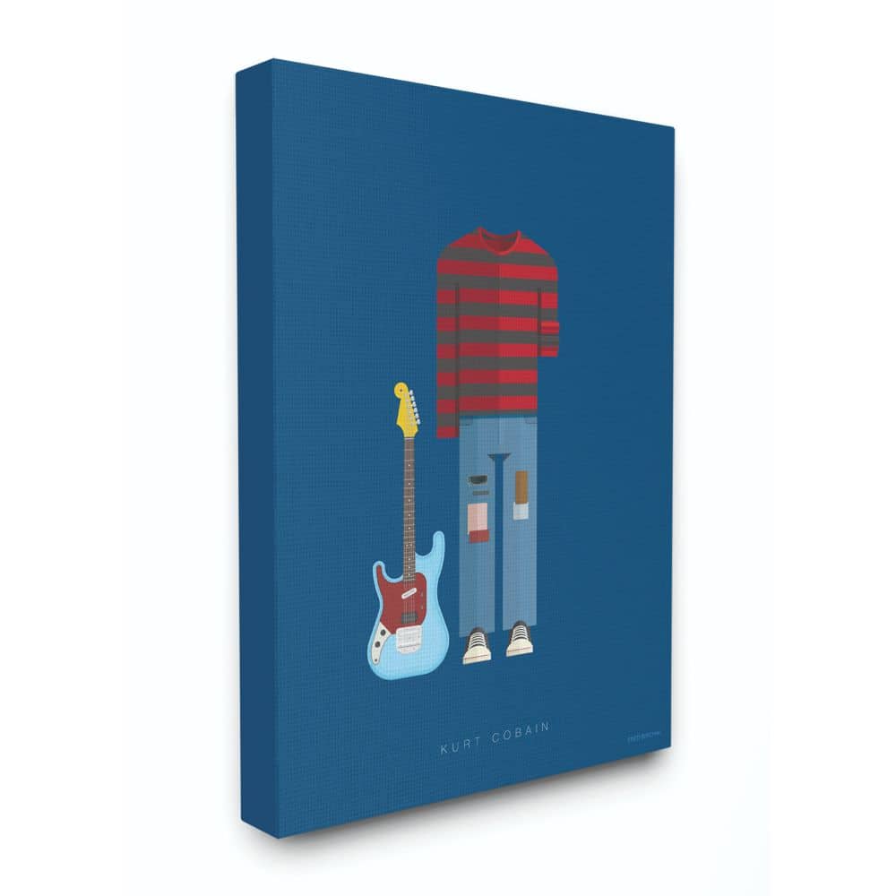 Stupell Industries Kurt Cobain Fashion Design Wall Accent