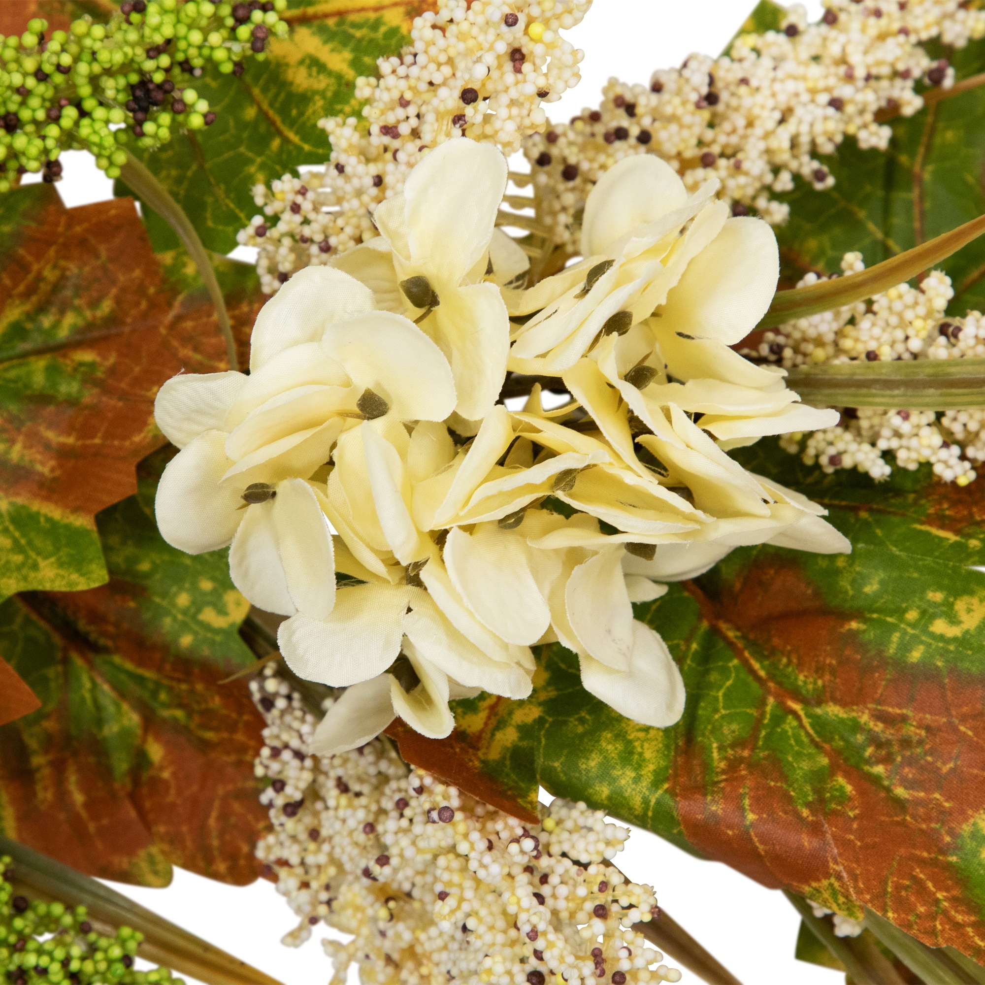 5ft. Flowers with Wheat Artificial Fall Harvest Garland