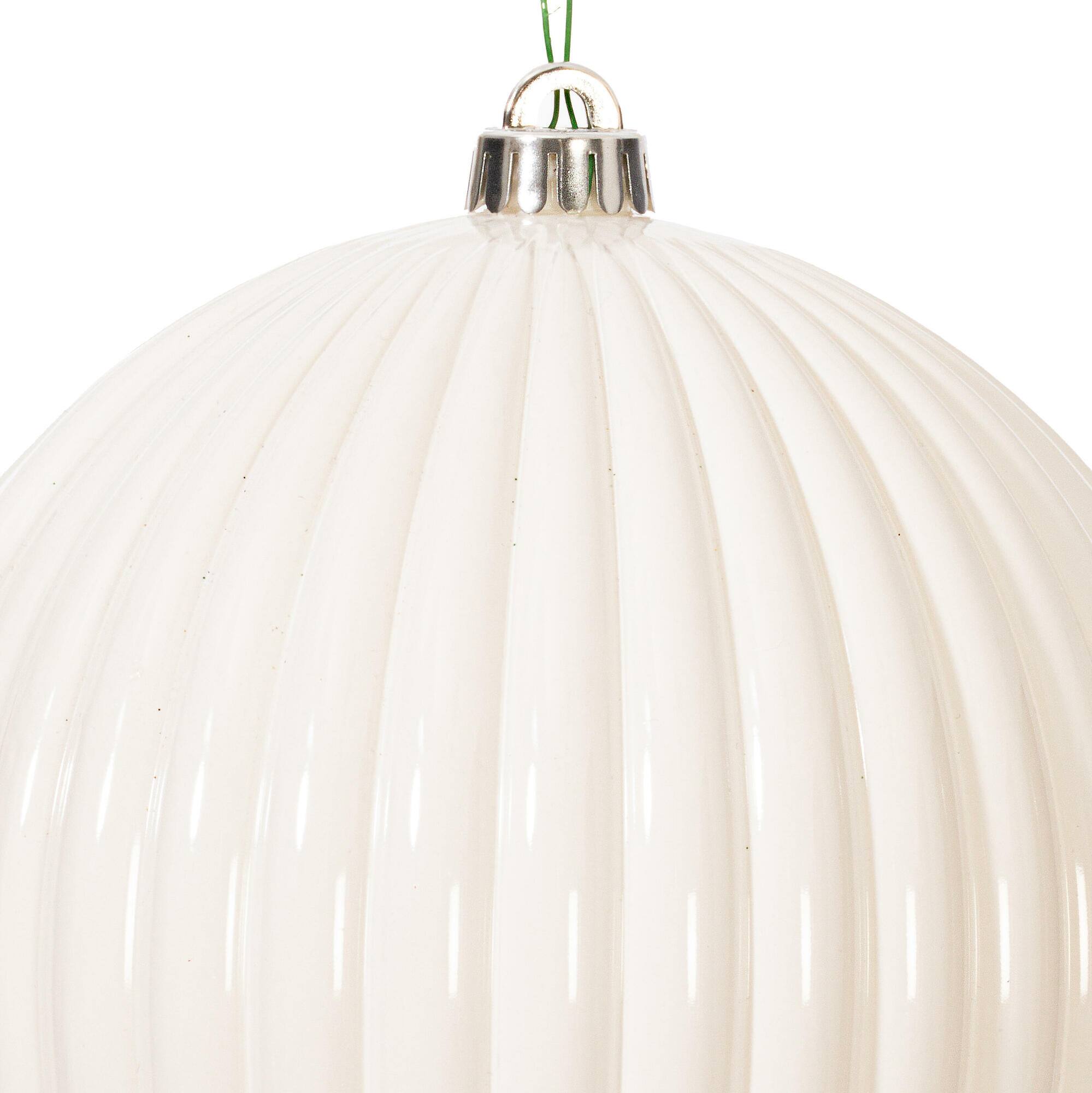Vickerman 8" Shiny Lined Ball Ornament