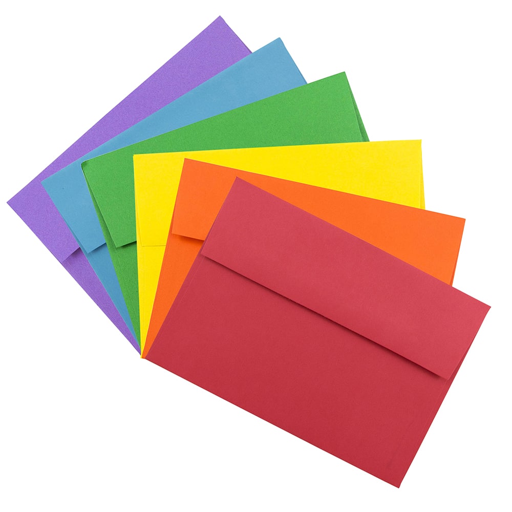 JAM Paper A7 Colored Invitation Envelopes, 150ct.