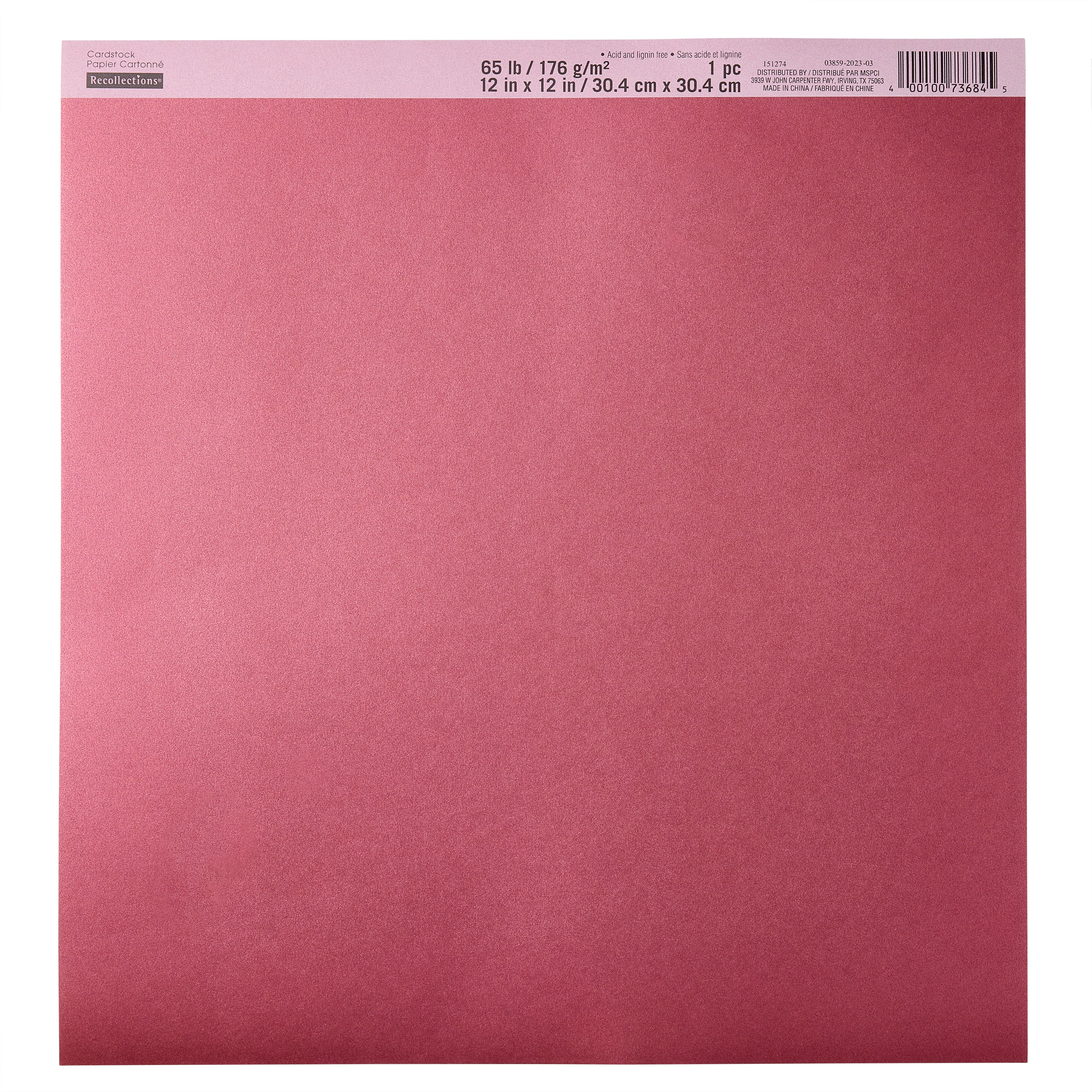 48 Pack: Solid Metallic Paper by Recollections®, 12" x 12"
