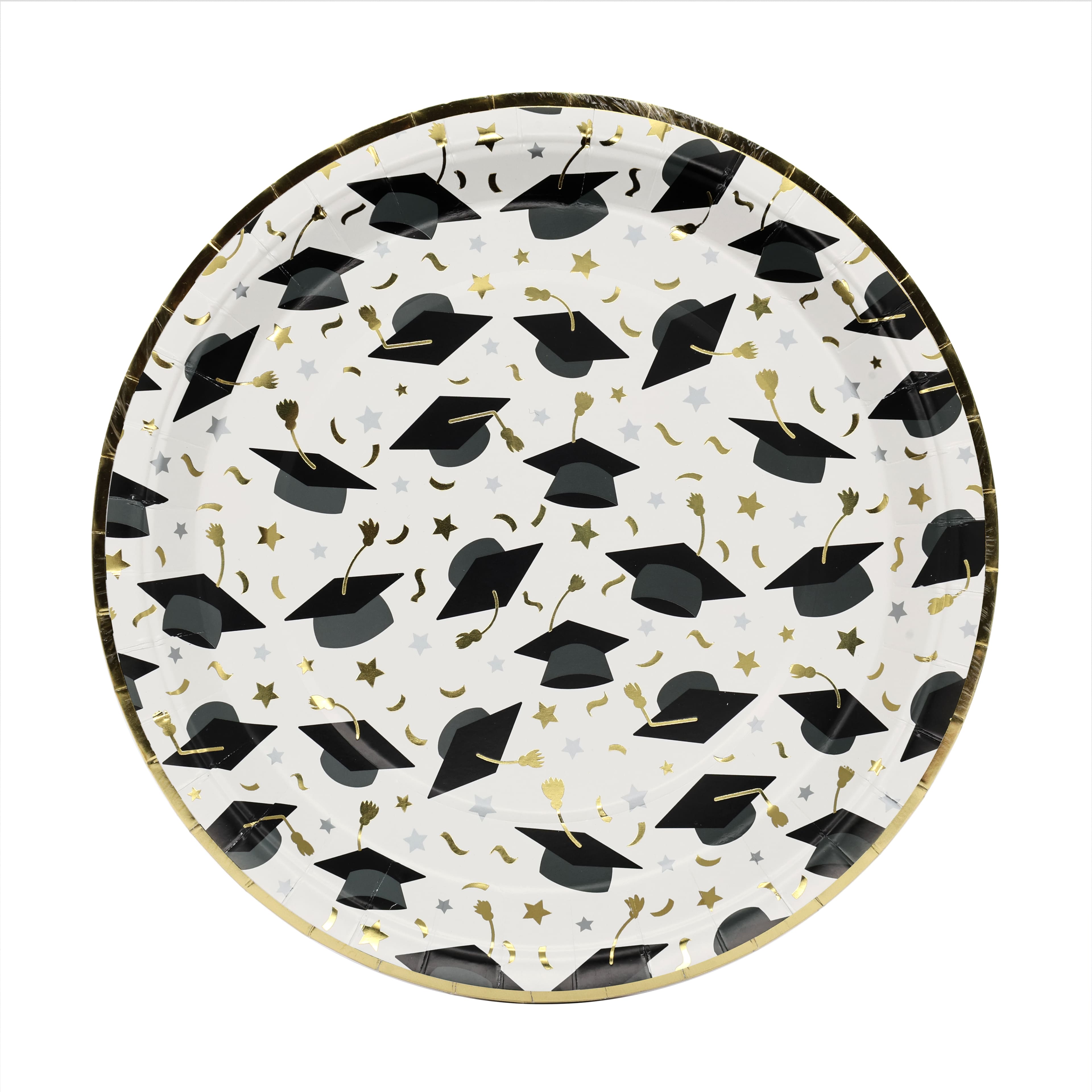 9" Graduation Cap Toss Dinner Plates, 10ct. by Celebrate It™