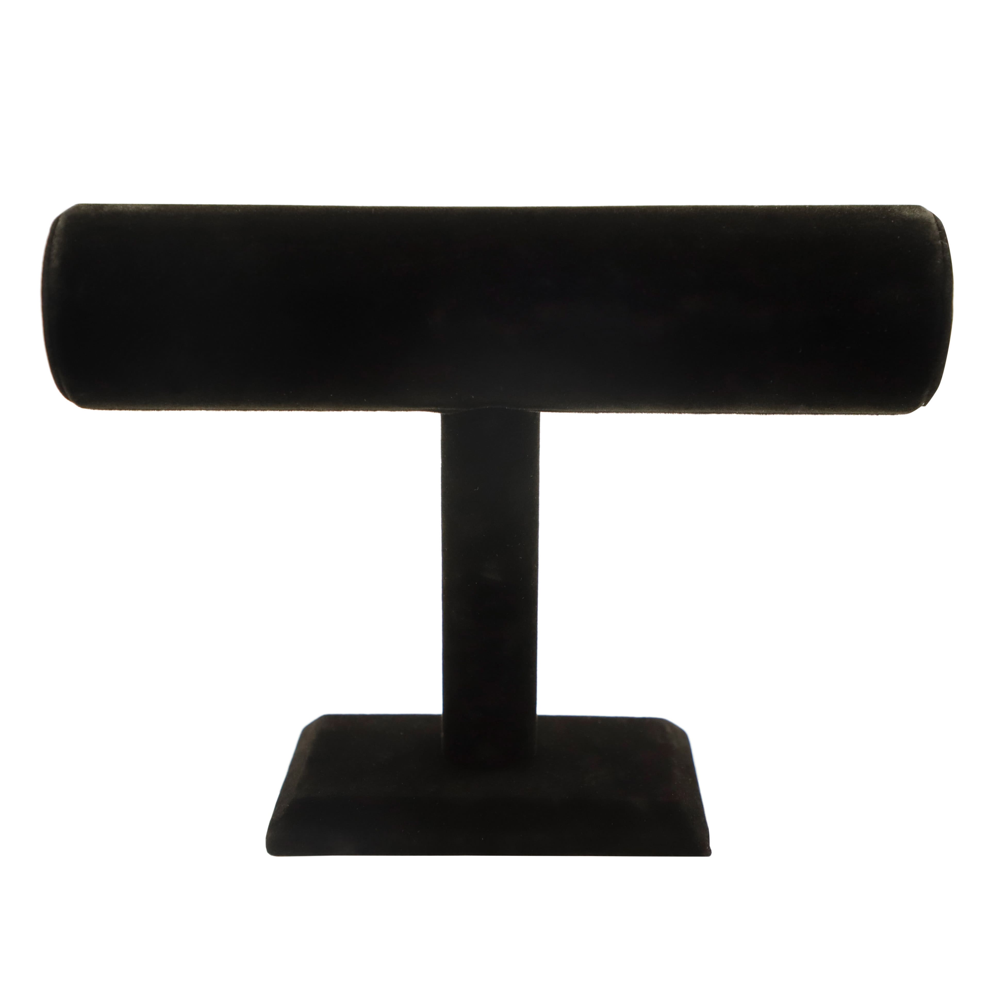 Socle en T en velours noir pour bijoux de Bead Landing