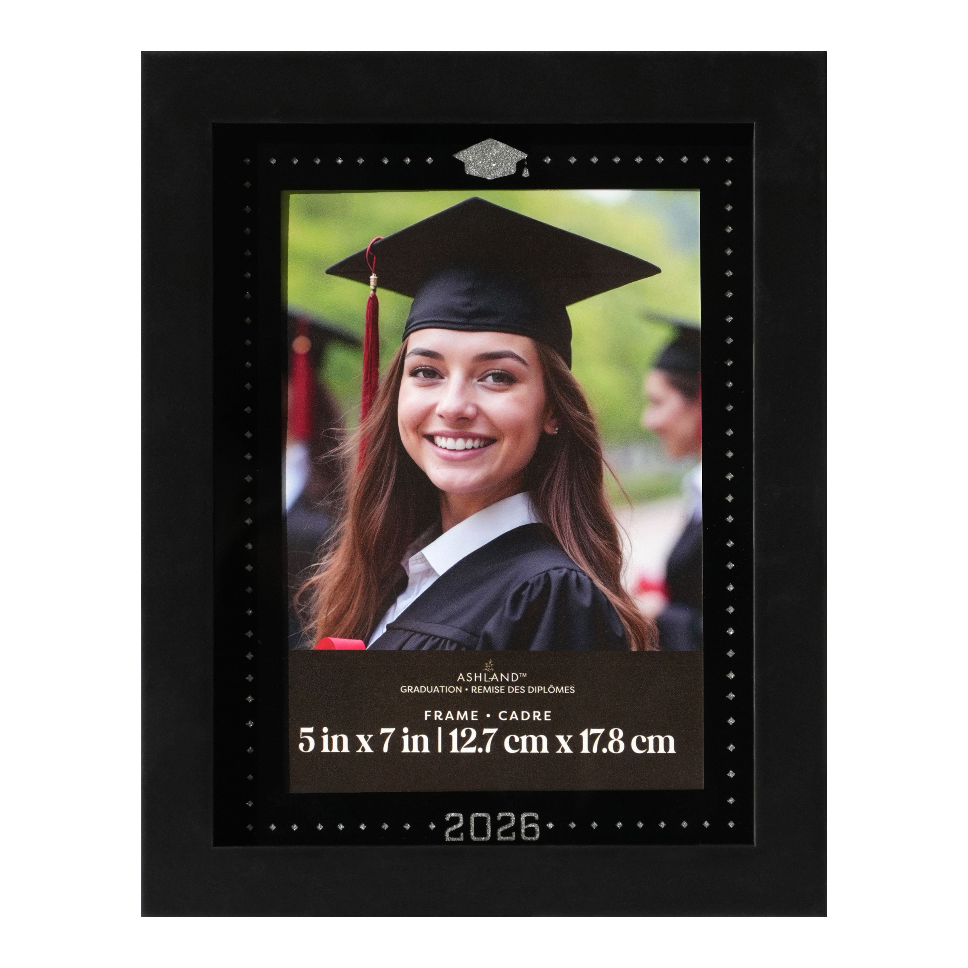 5" x 7" Black 2026 Bling Tabletop Frame, Graduation by Ashland®