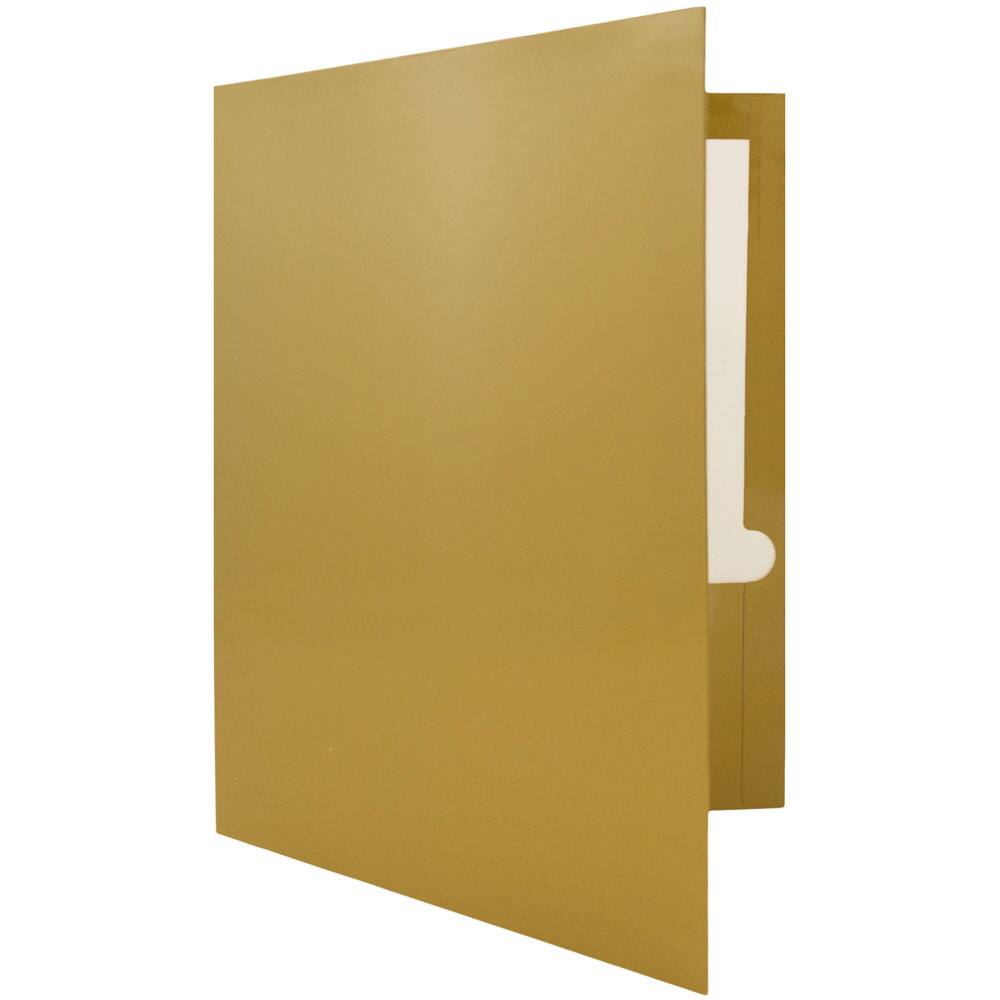 JAM Paper Laminated 2-Pocket Glossy Folders, 6ct.