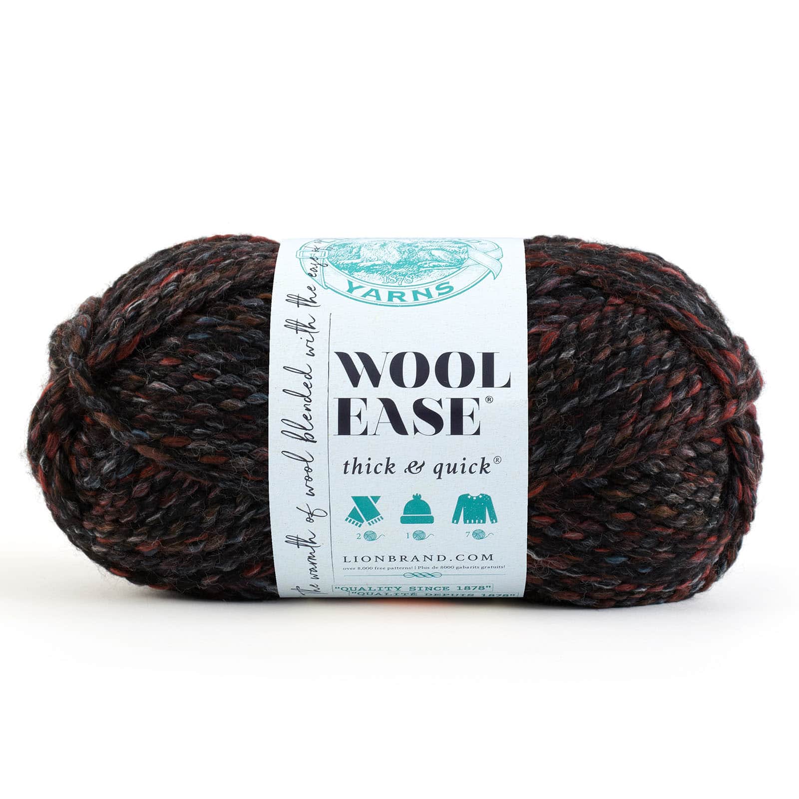 15 Pack: Lion Brand® Wool-Ease® Thick & Quick® Yarn, Prints, Stripes & Metallics
