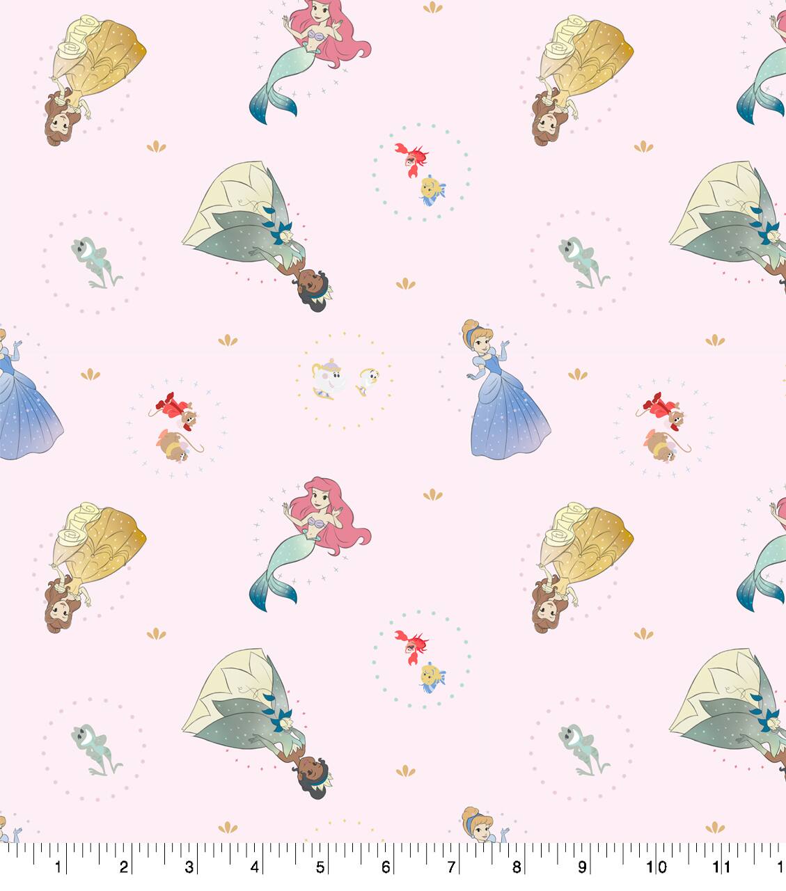 Disney® Princesses & Animal Friends Cotton Fabric
