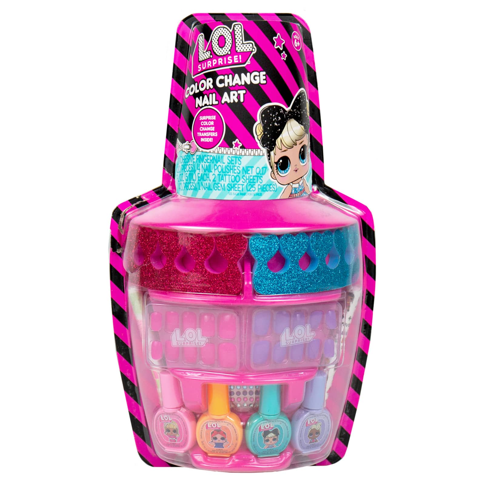 L.O.L. Surprise! Color Change Nail Art