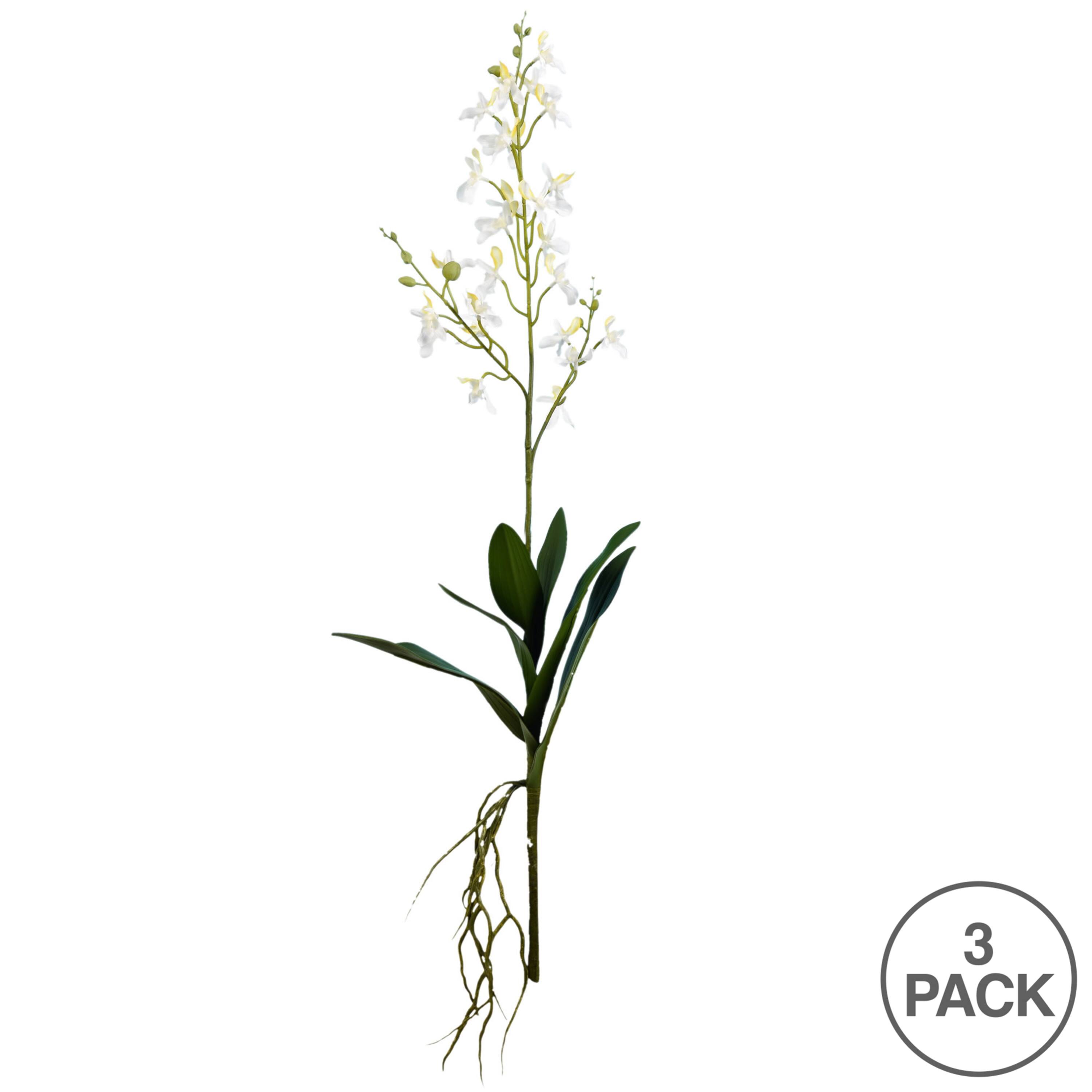 3 Pack: Mini White Orchid Spray