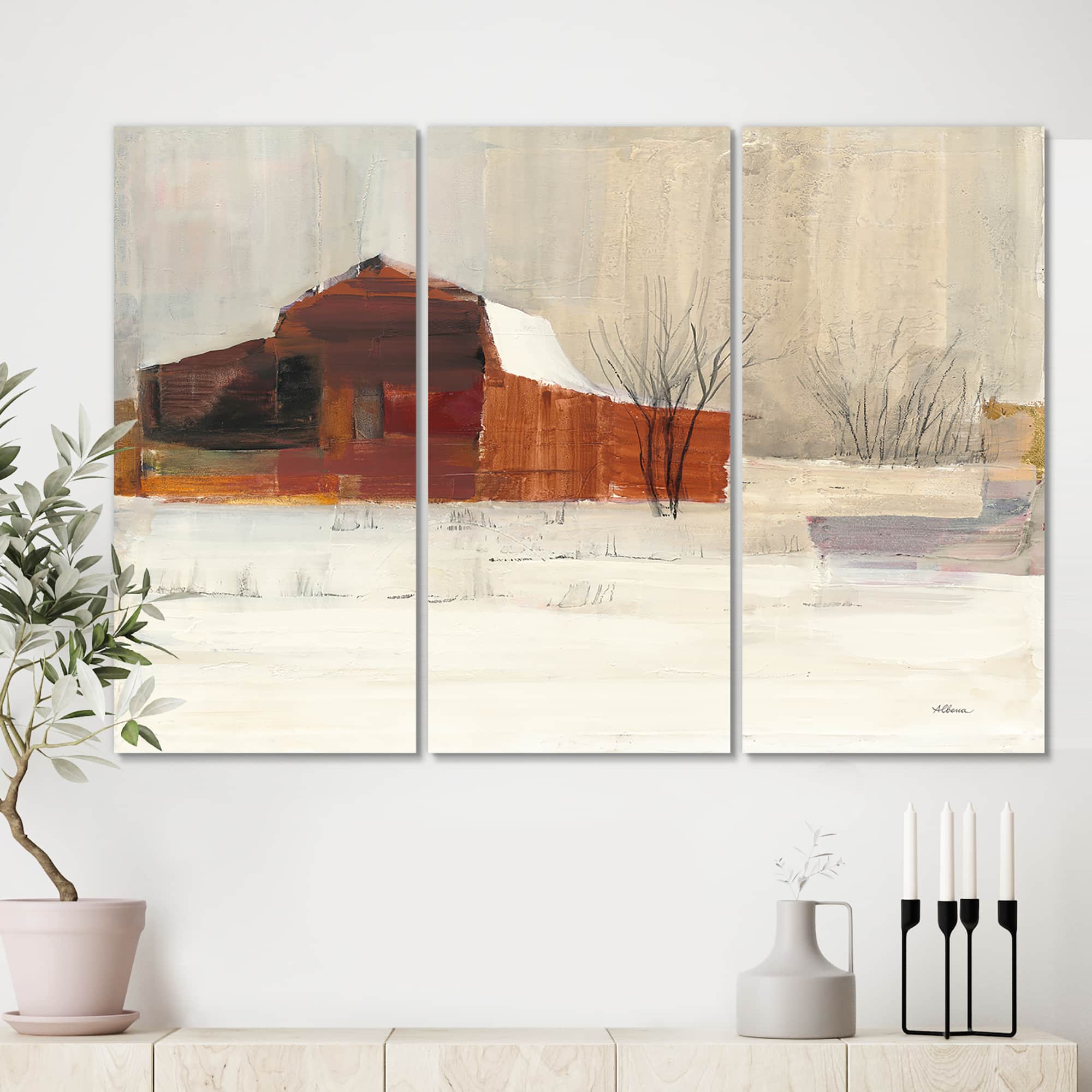 Designart - Winter in the Barns