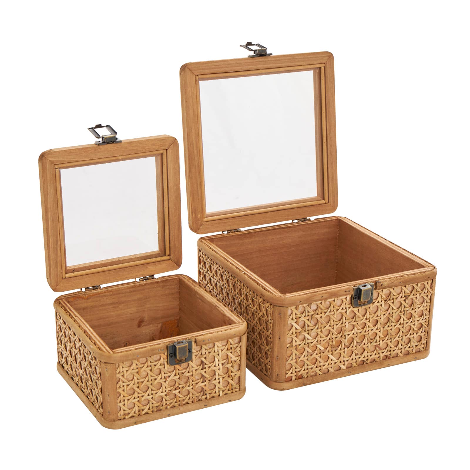 Brown Wooden Box Set