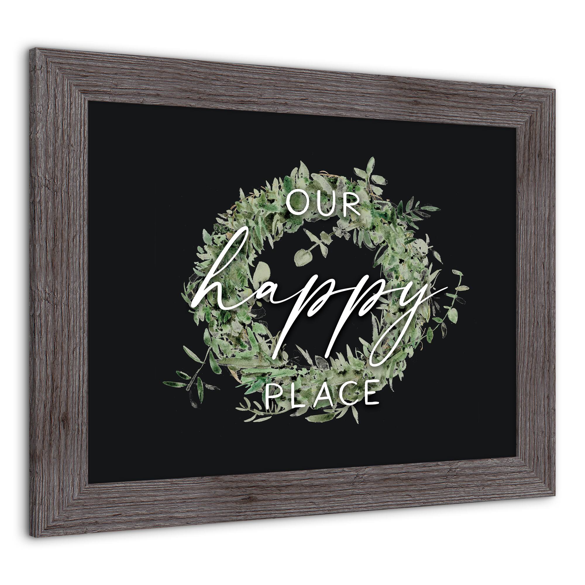Framed Western Our Happy Place Print