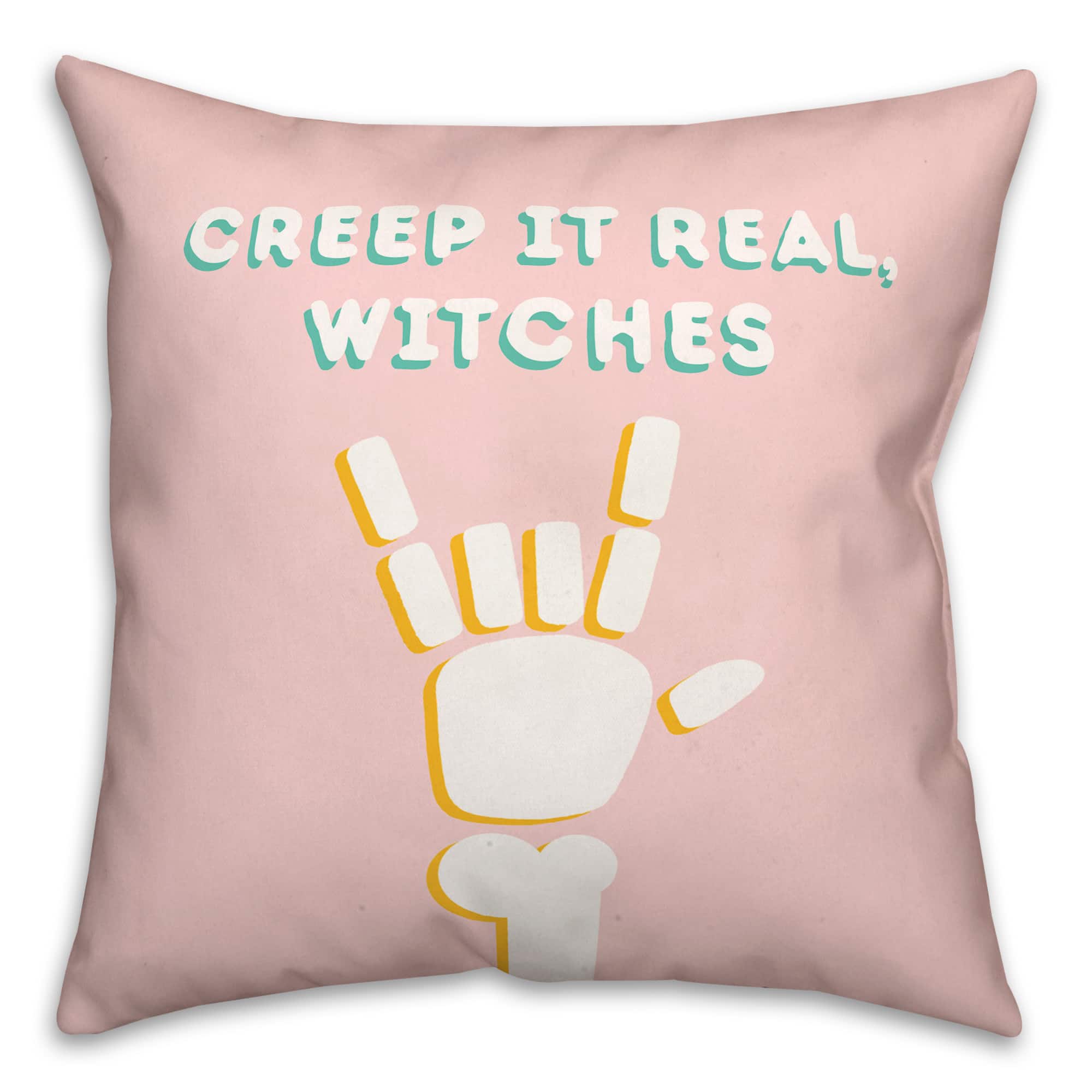 Creep It Real Witches Throw Pillow