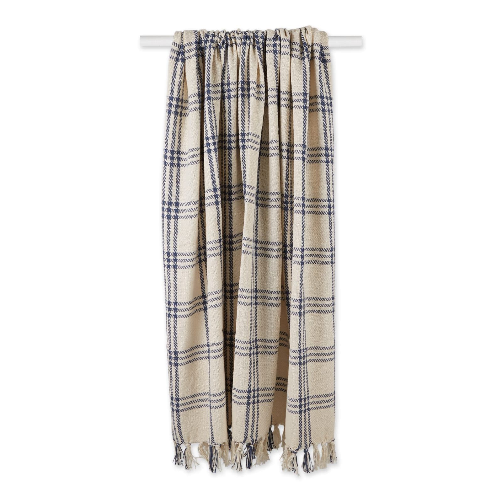 DII® French Blue Modern Farmhouse Plaid Throw