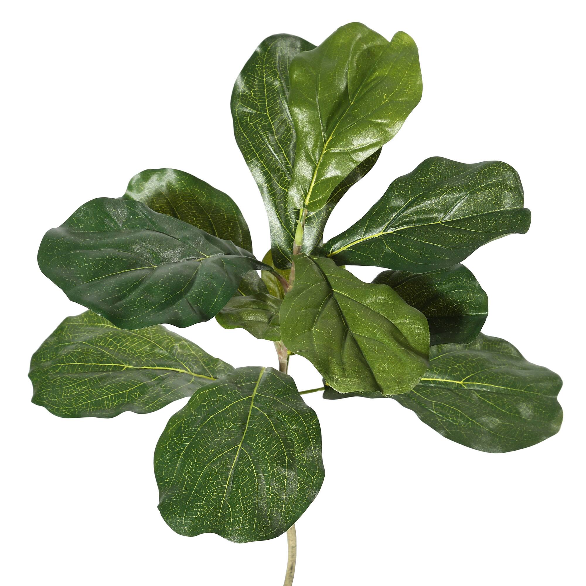 6ft. Potted Artificial Green Fiddle Tree