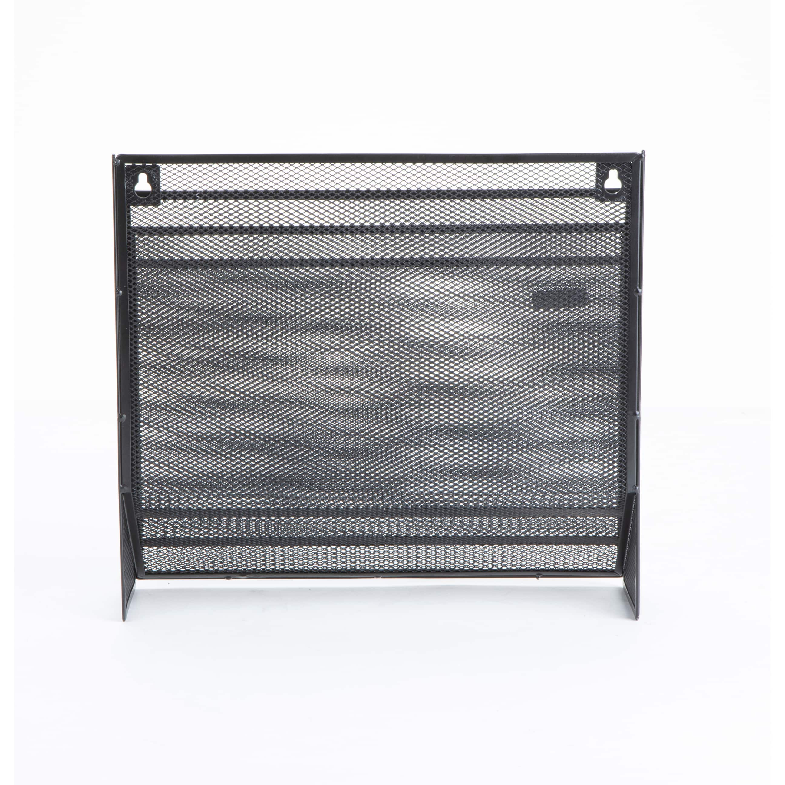 Mind Reader 3-Tier Vertical Mesh Wall File Holder