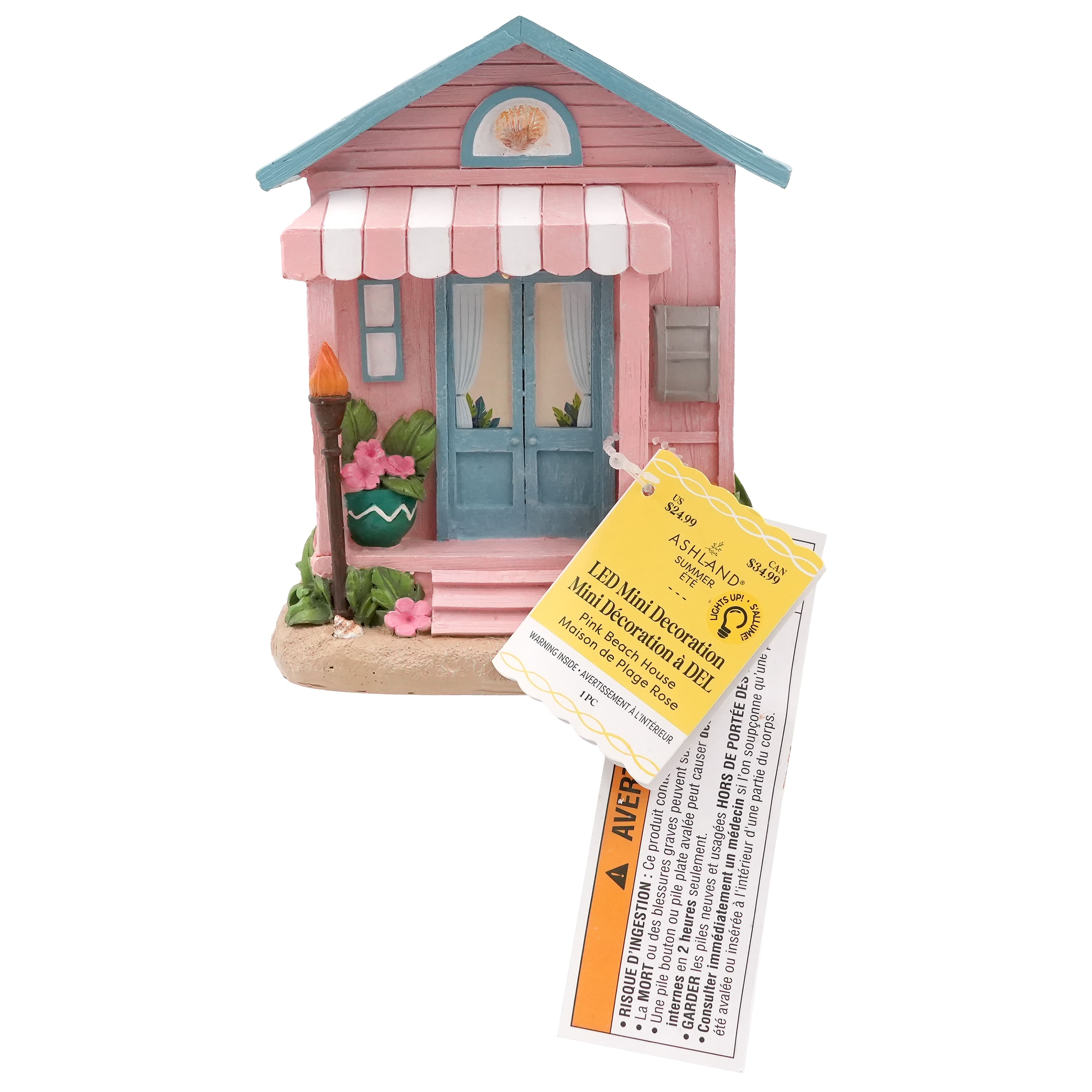 Mini LED Pink Beach House Decoration by Ashland®