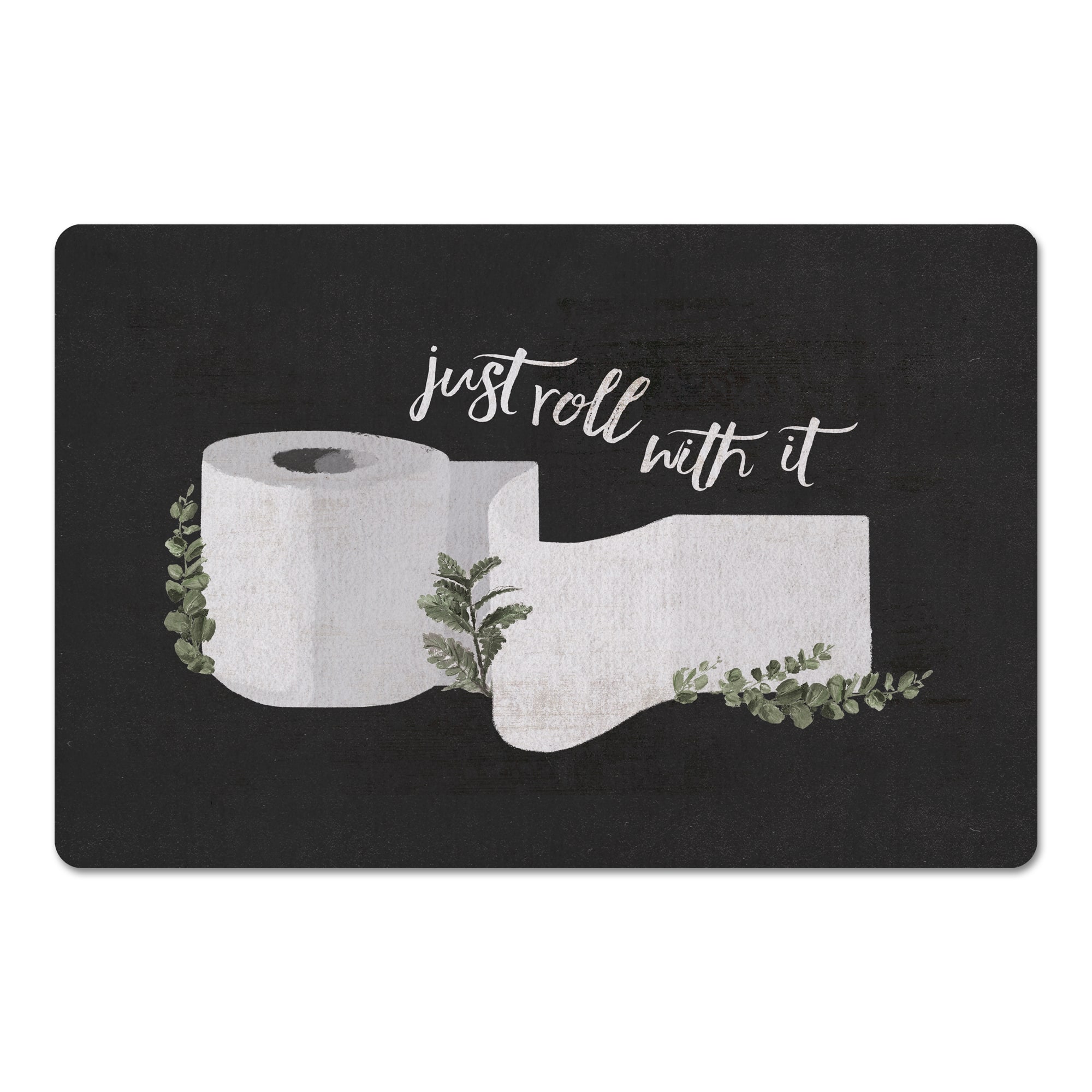 18" x 27" Just Roll with Toilet Paper Floor Mat