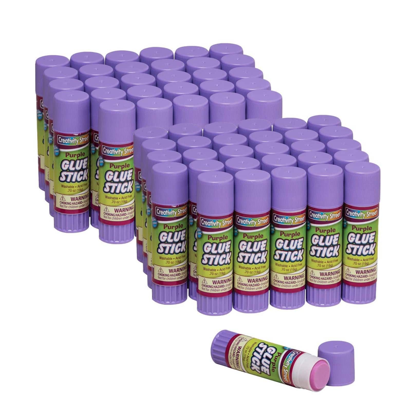 Creativity Street® Purple Glue Sticks, 2 Packs of 30