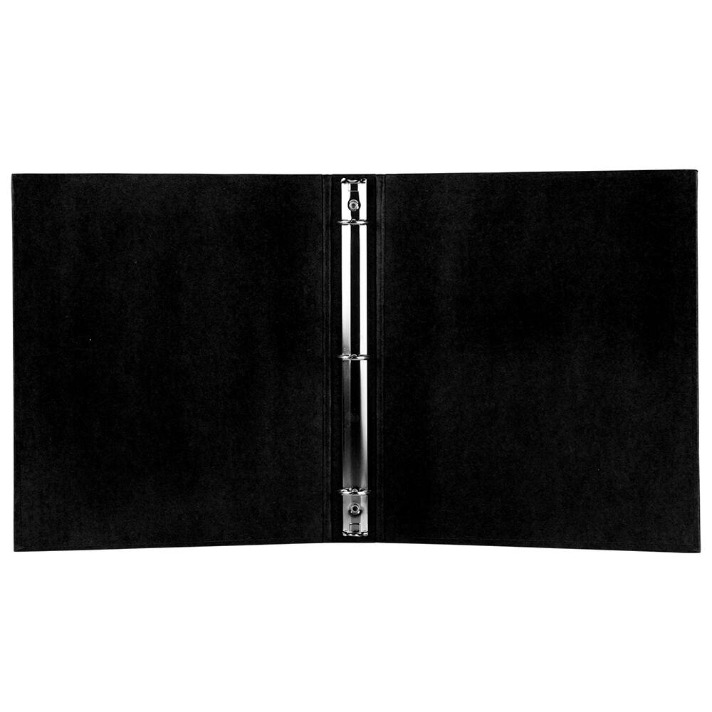 JAM Paper 1" Black Recycled Kraft 3-Ring Binder