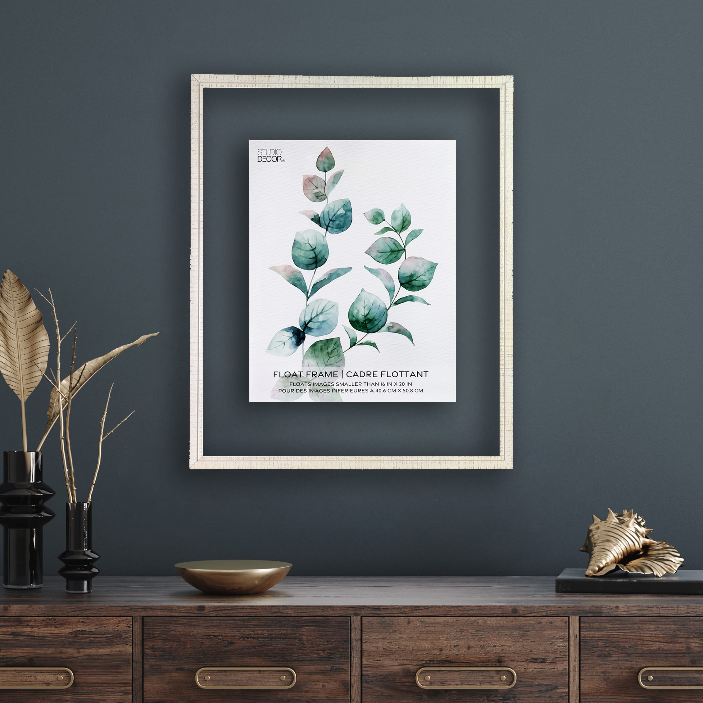 White Wooden Float Frame by Studio Décor®