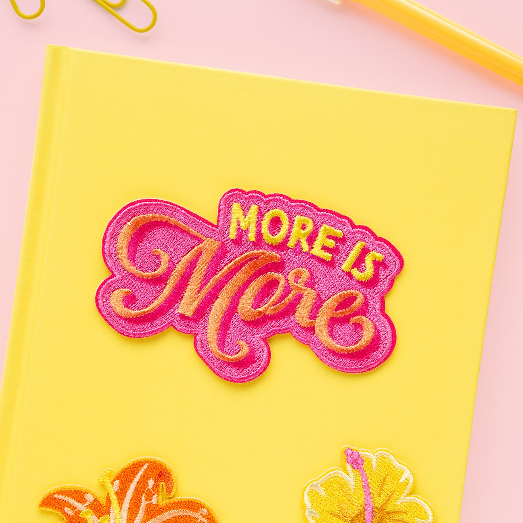 Summer More Is More Iron-On & Adhesive Embroidered Patch by Make Market®