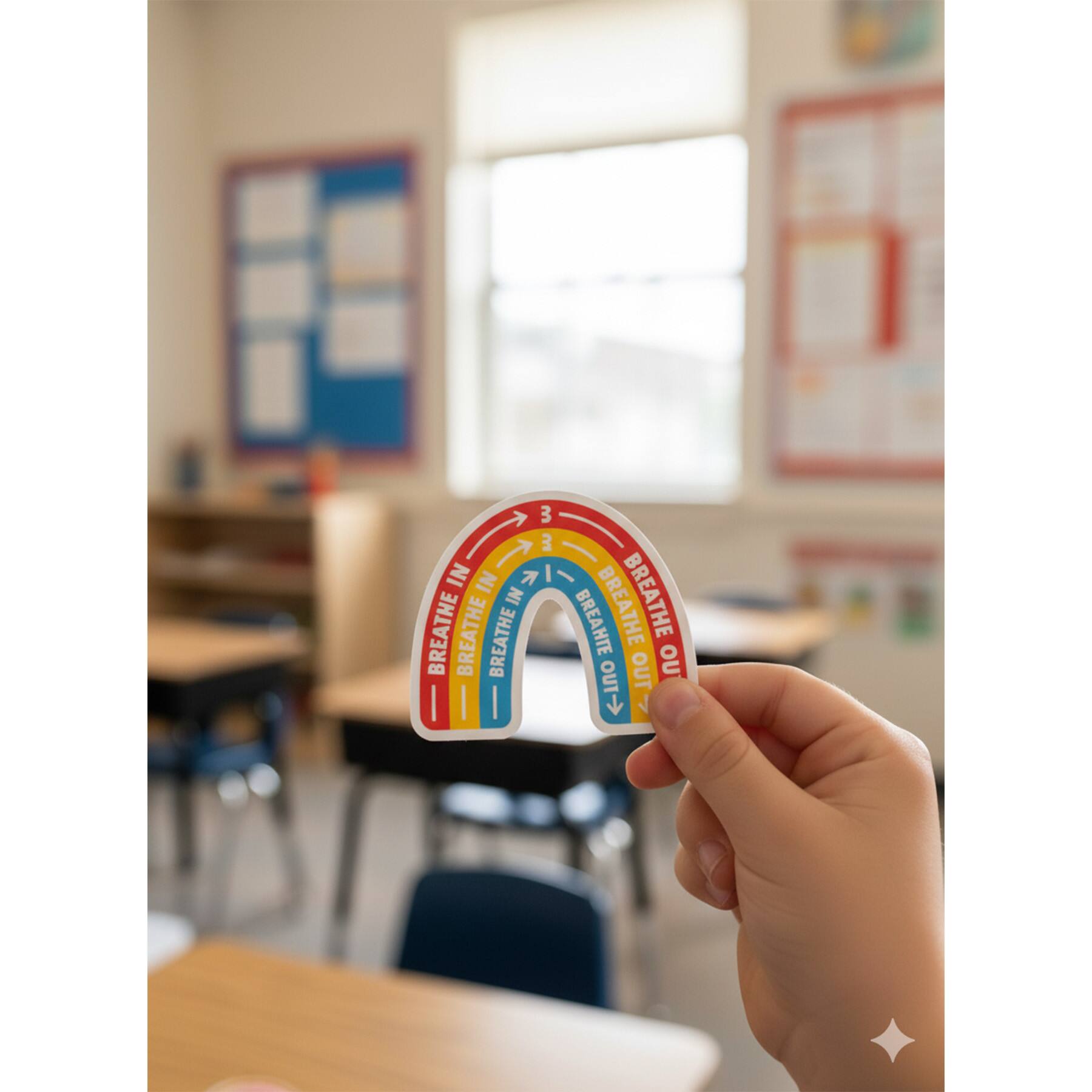 Rainbow Breathing Sticker Class Packs, 2ct.