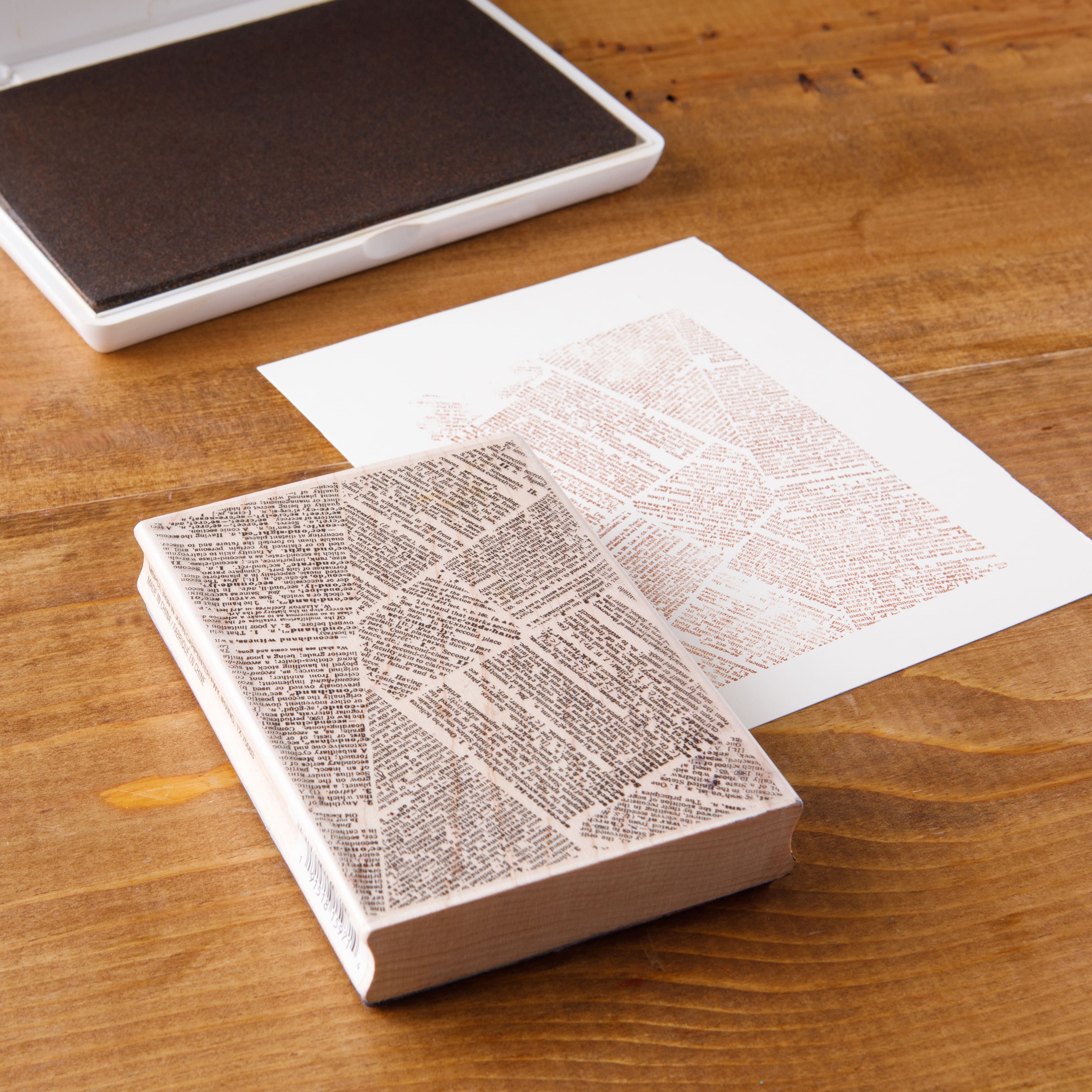 Background Articles Wood Stamp by Recollections™