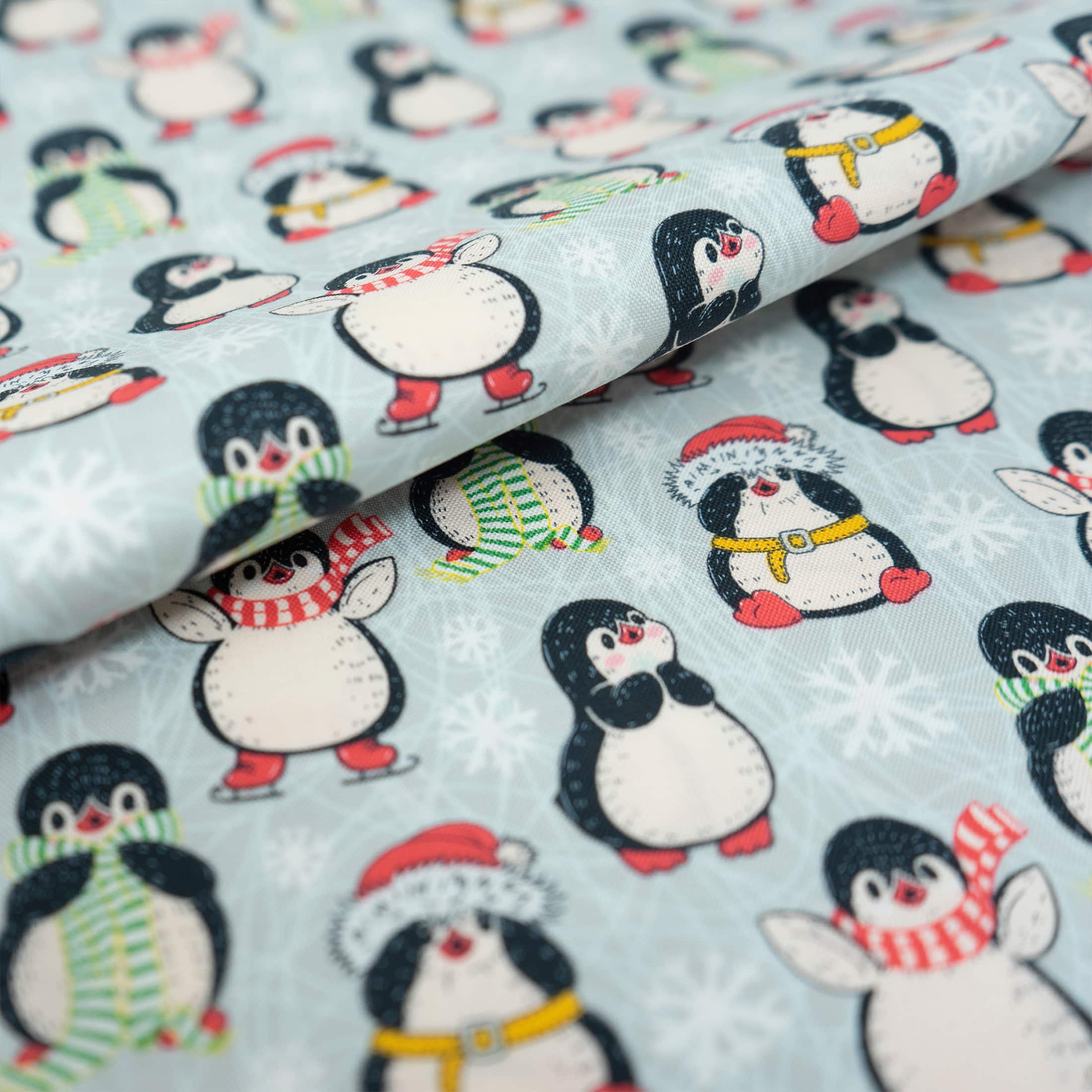 SINGER 1yd. Penguins Print Cotton Fabric