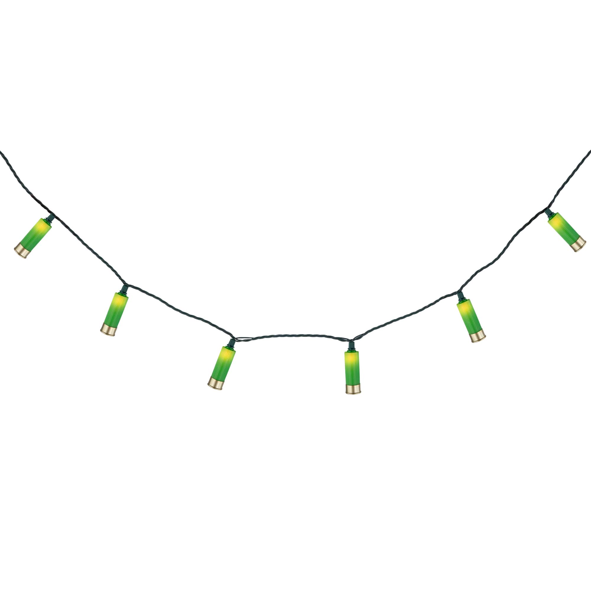 10ct. Shotgun Shells Patio String Lights By Northlight in Green/Gold | 6 ft | Michaels®