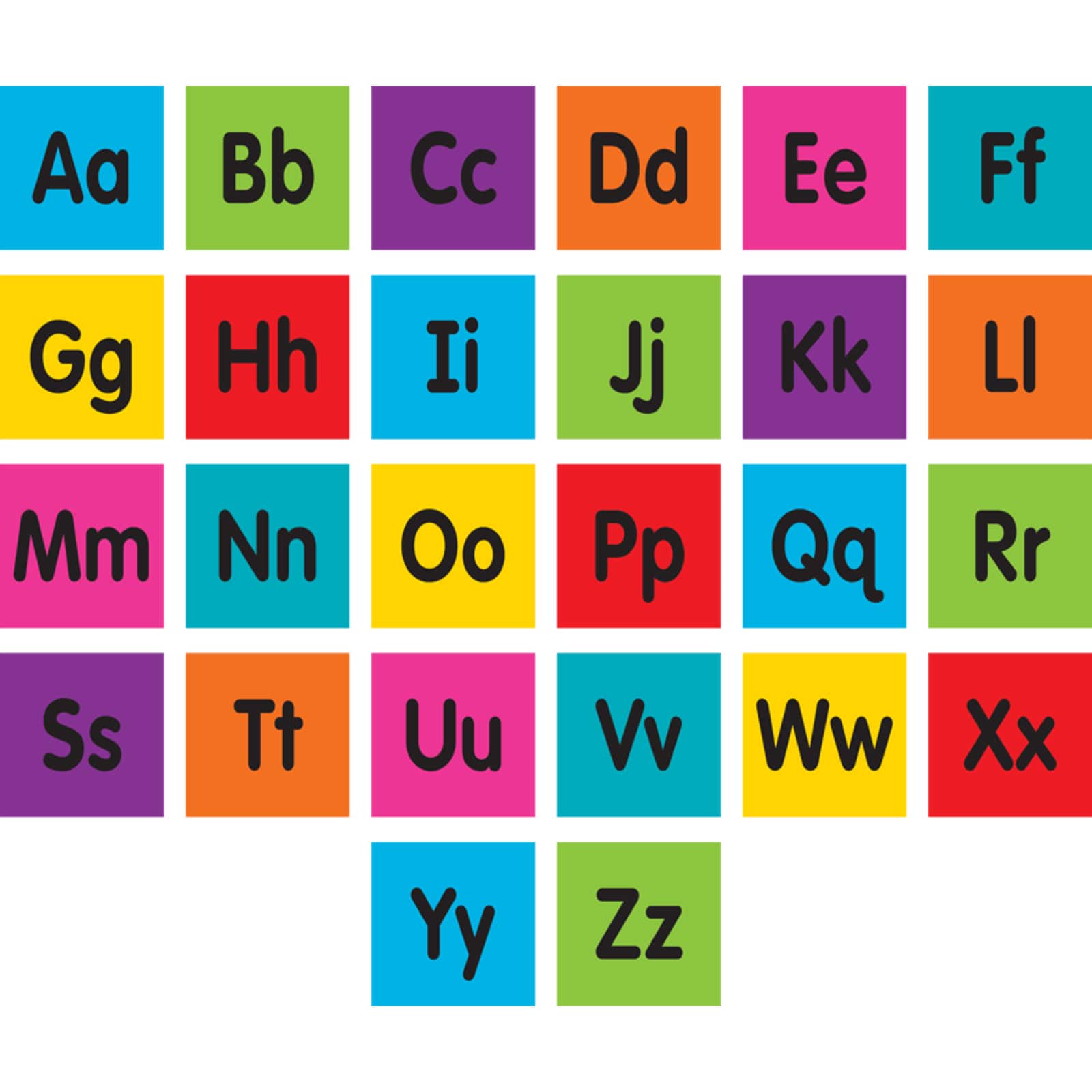 Teacher Created Resources Spot On® 4" Alphabet Carpet Floor Markers