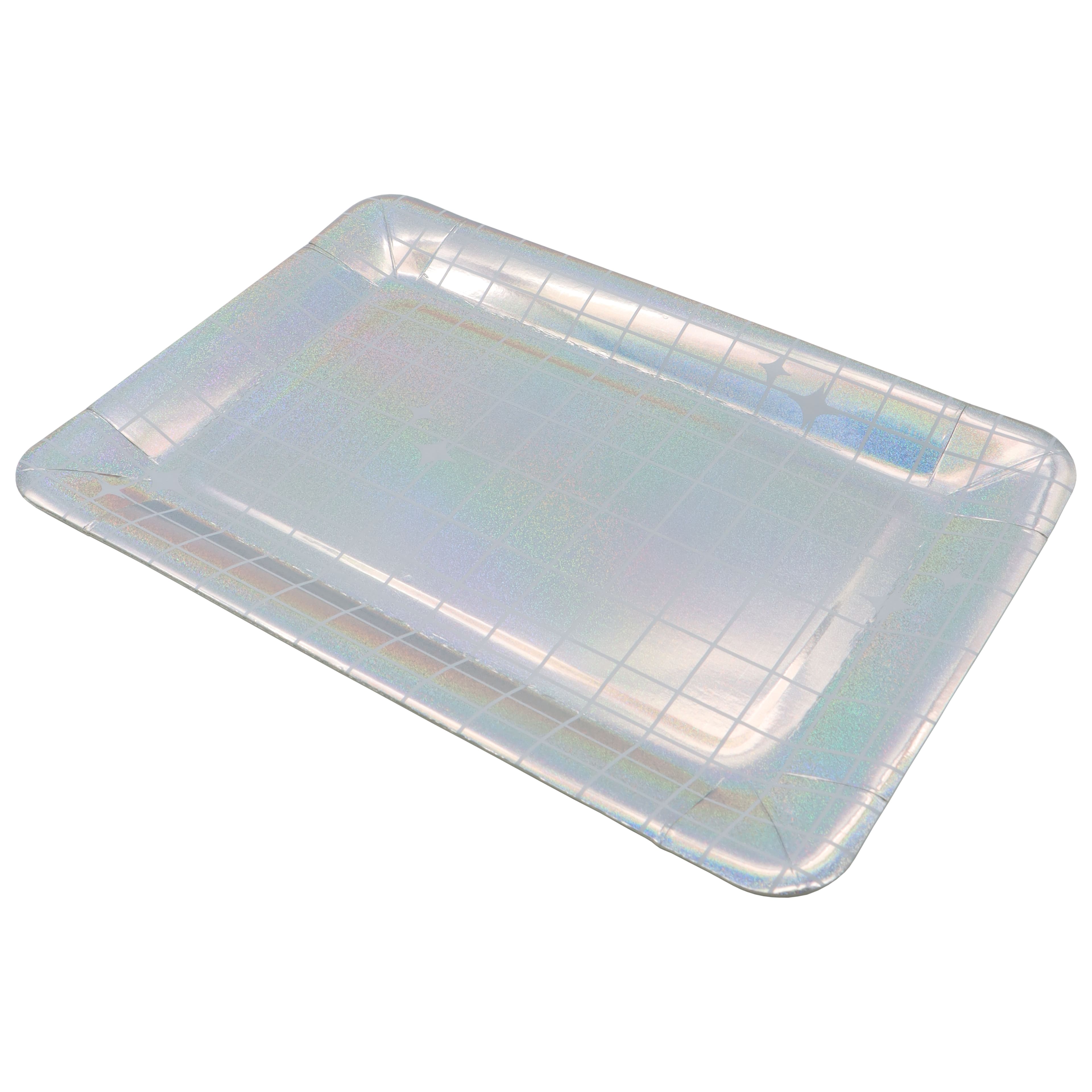 12 Packs: 2 ct. (24 total) 9" x 13" Disco Paper Serving Trays by Celebrate It™