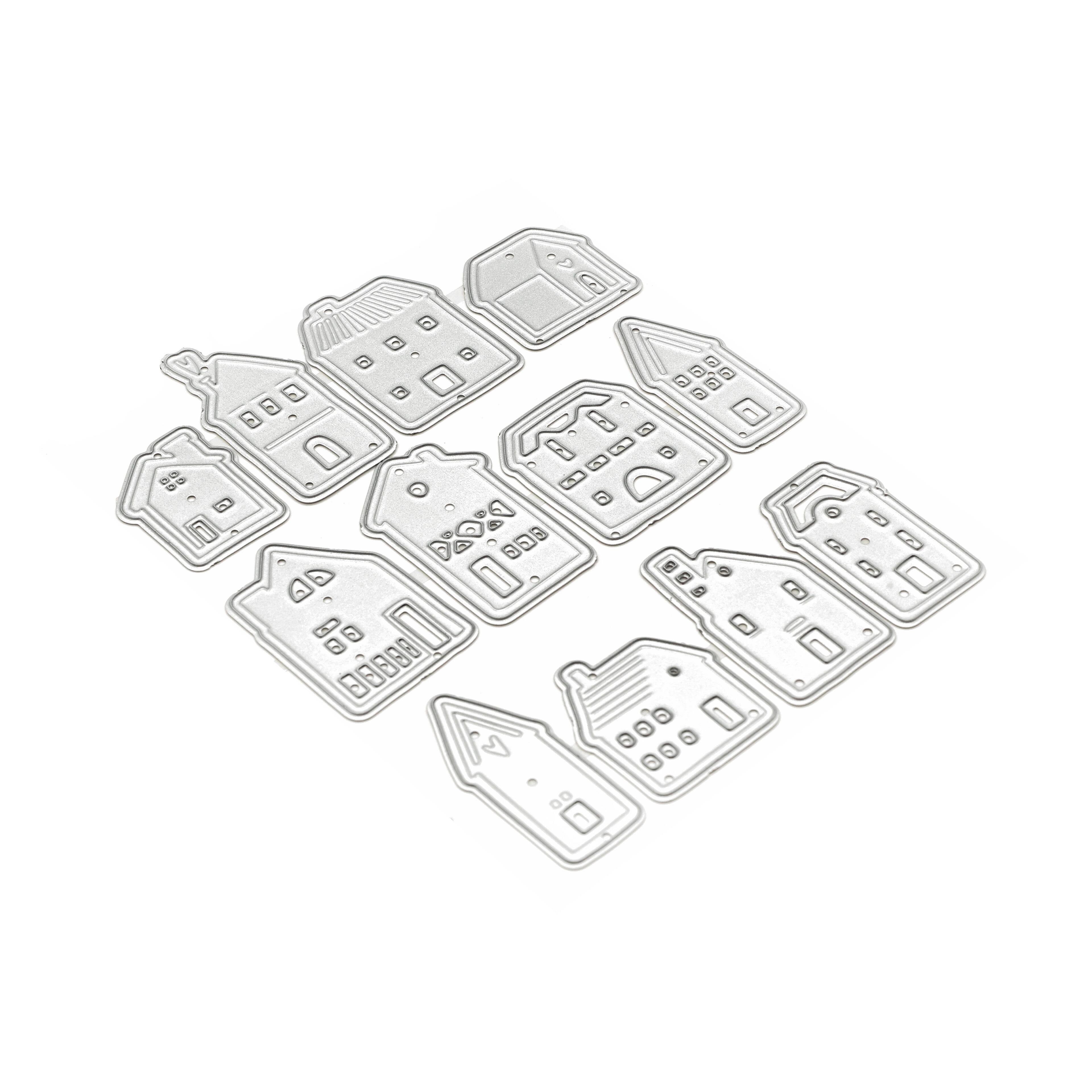 6 Pack: Houses Cutting Die Set by Recollections™