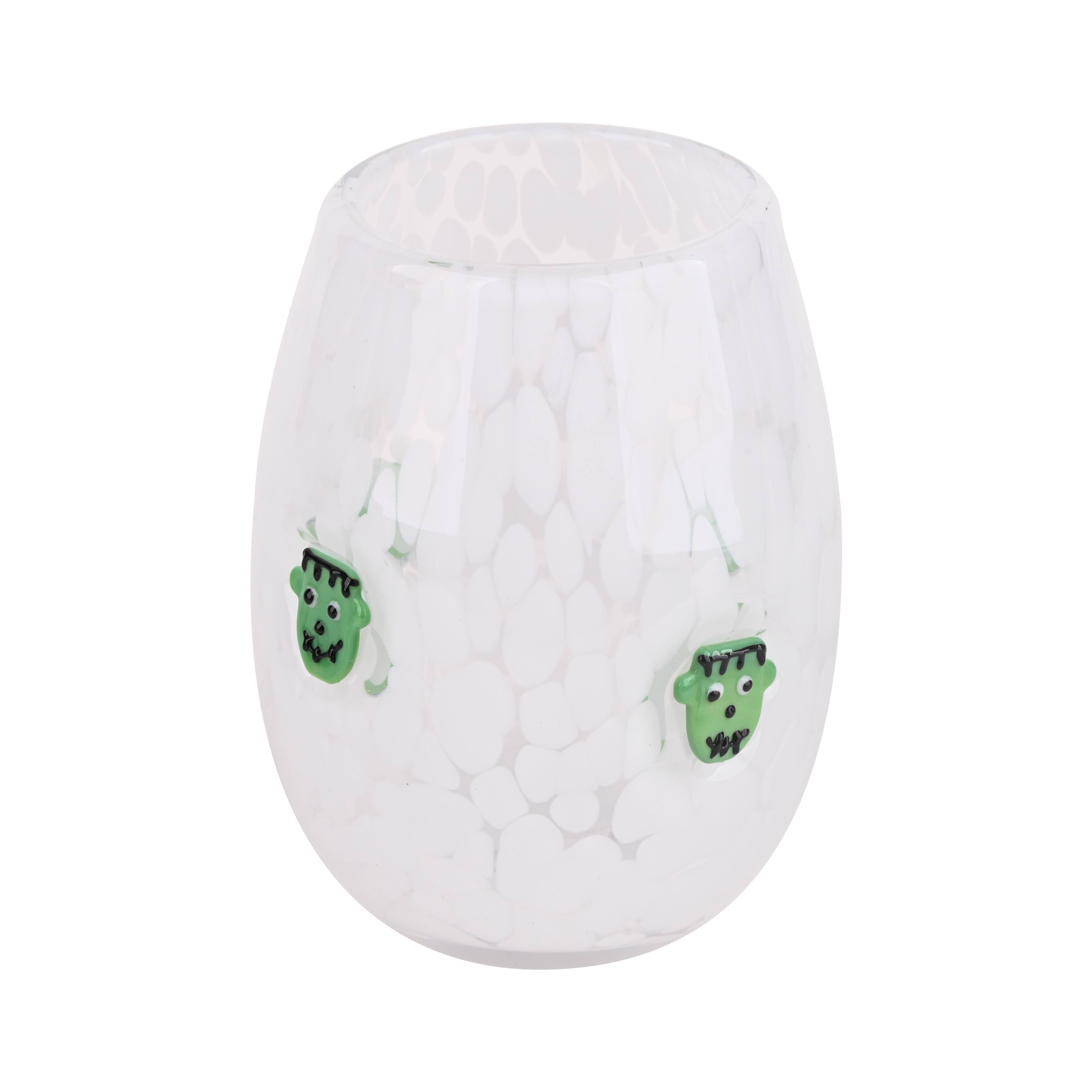 16oz. Confetti Frankenstein Icon Stemless Wine Glass by Celebrate It™