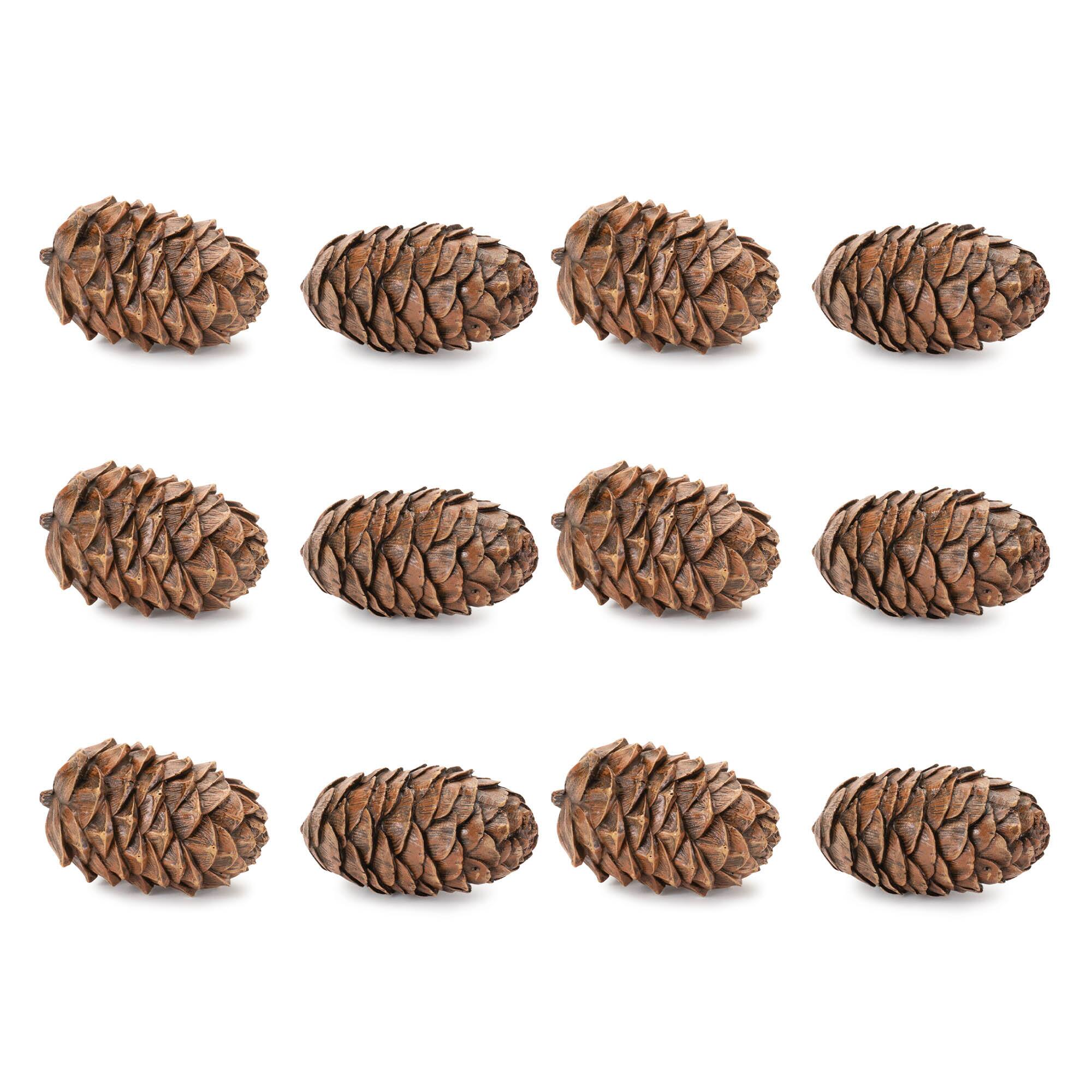 Brown Pinecone Décor Set