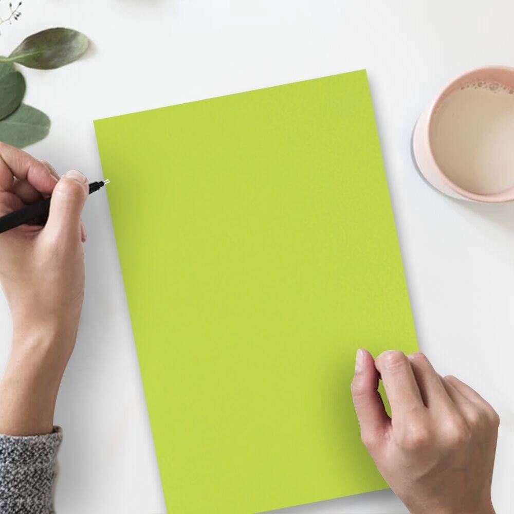 JAM Paper Ultra Lime Green Bright Hue 8.5" x 14" 24lb. Recycled Colored Legal Paper, 500 Sheets