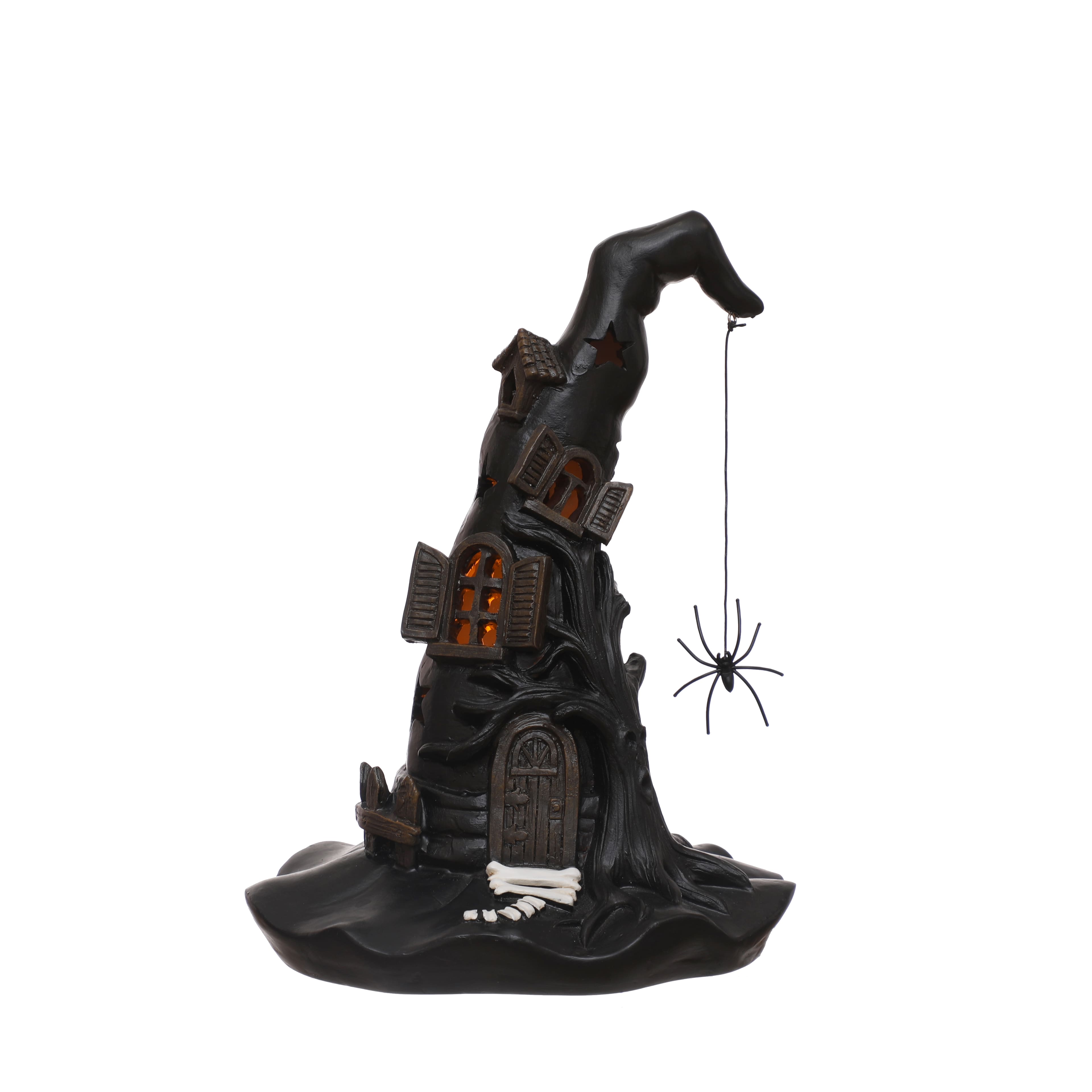 11" Witch Hat House LED Mini Decoration by Ashland®