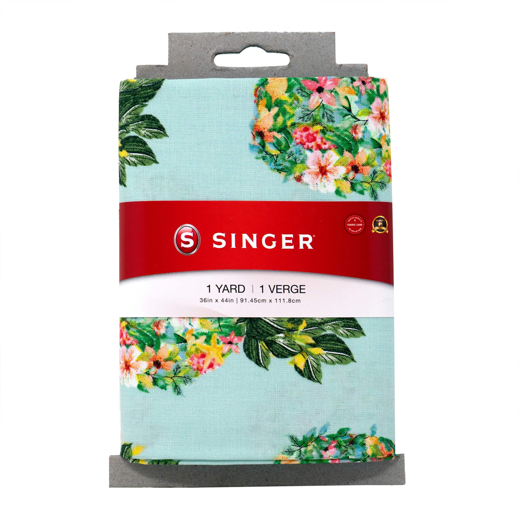 SINGER Floral Pineapple Cotton Fabric