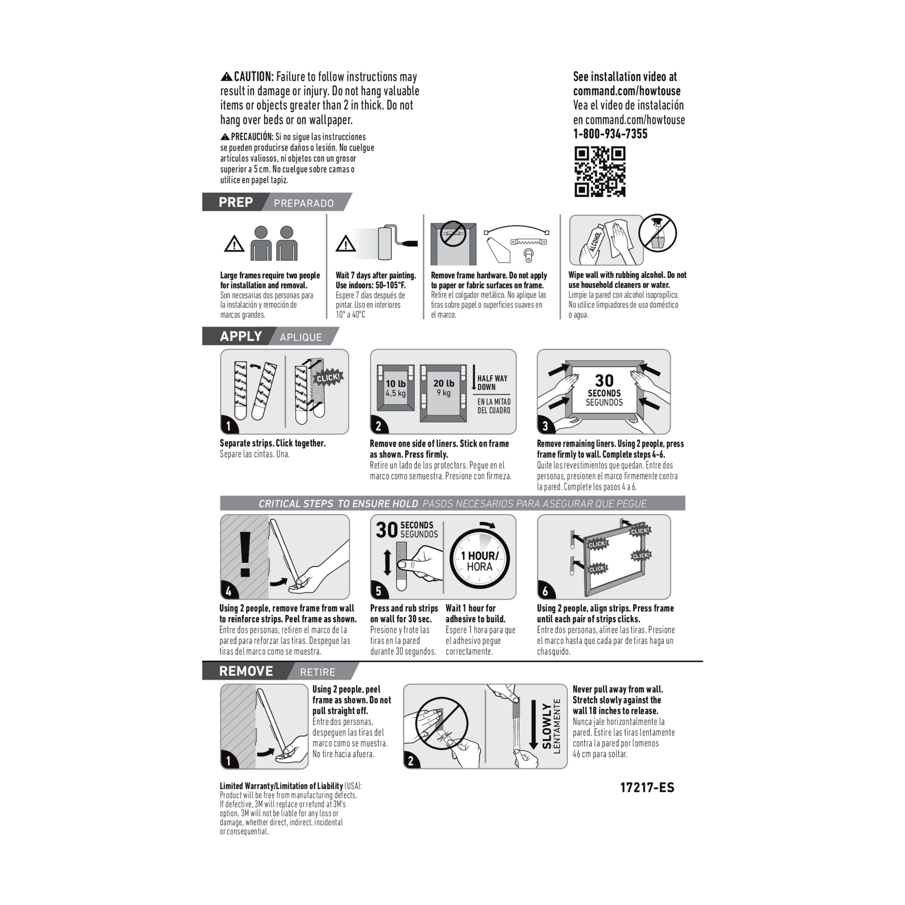 3M Command™ X-Large Picture Hanging Strips