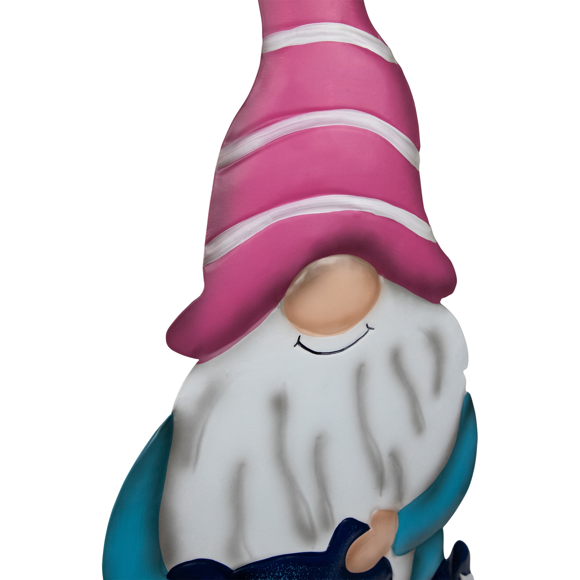 21.25" Blue Gardening Gnome Spring Yard Sign Garden Stake