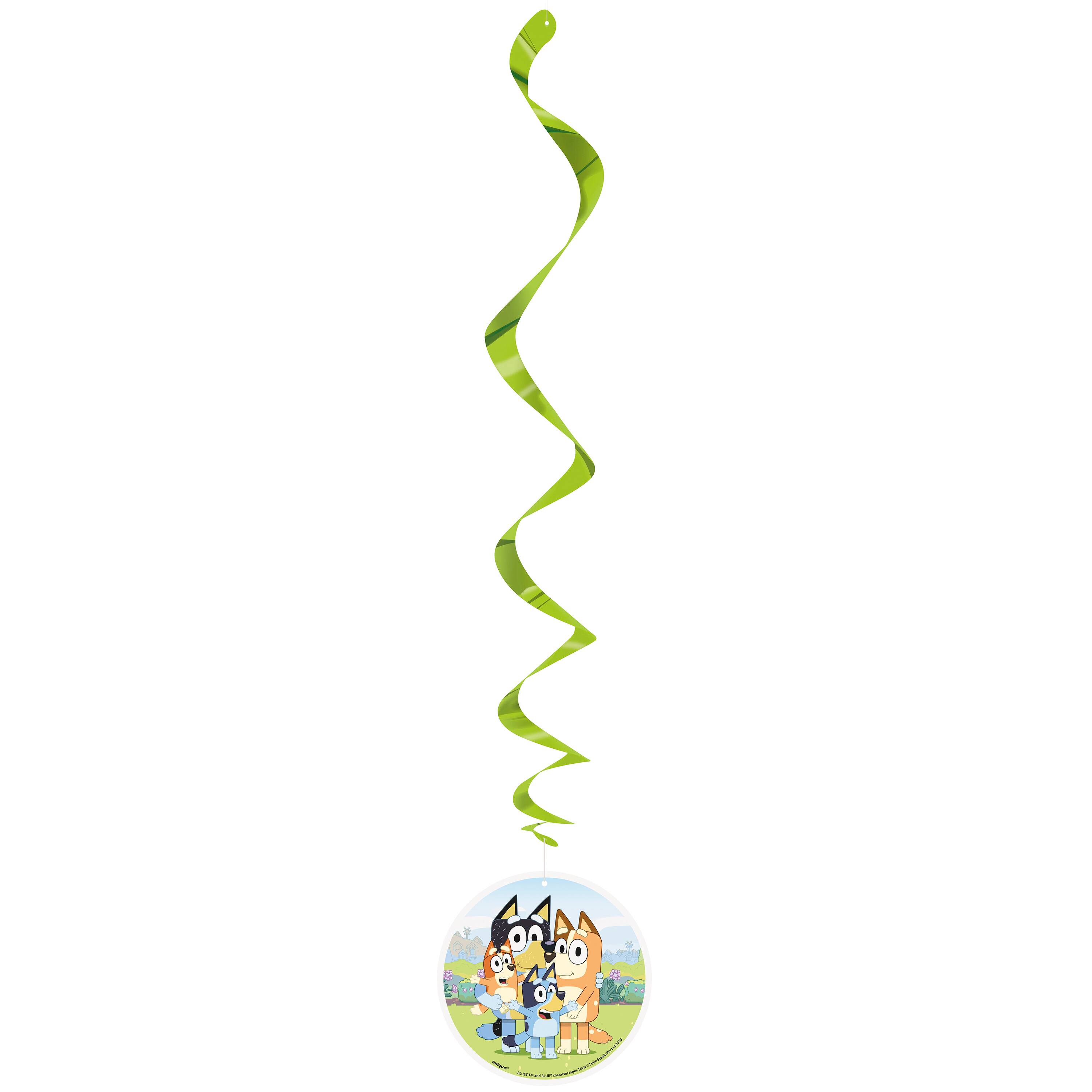 Bluey Hanging Swirl Décor, 3ct.