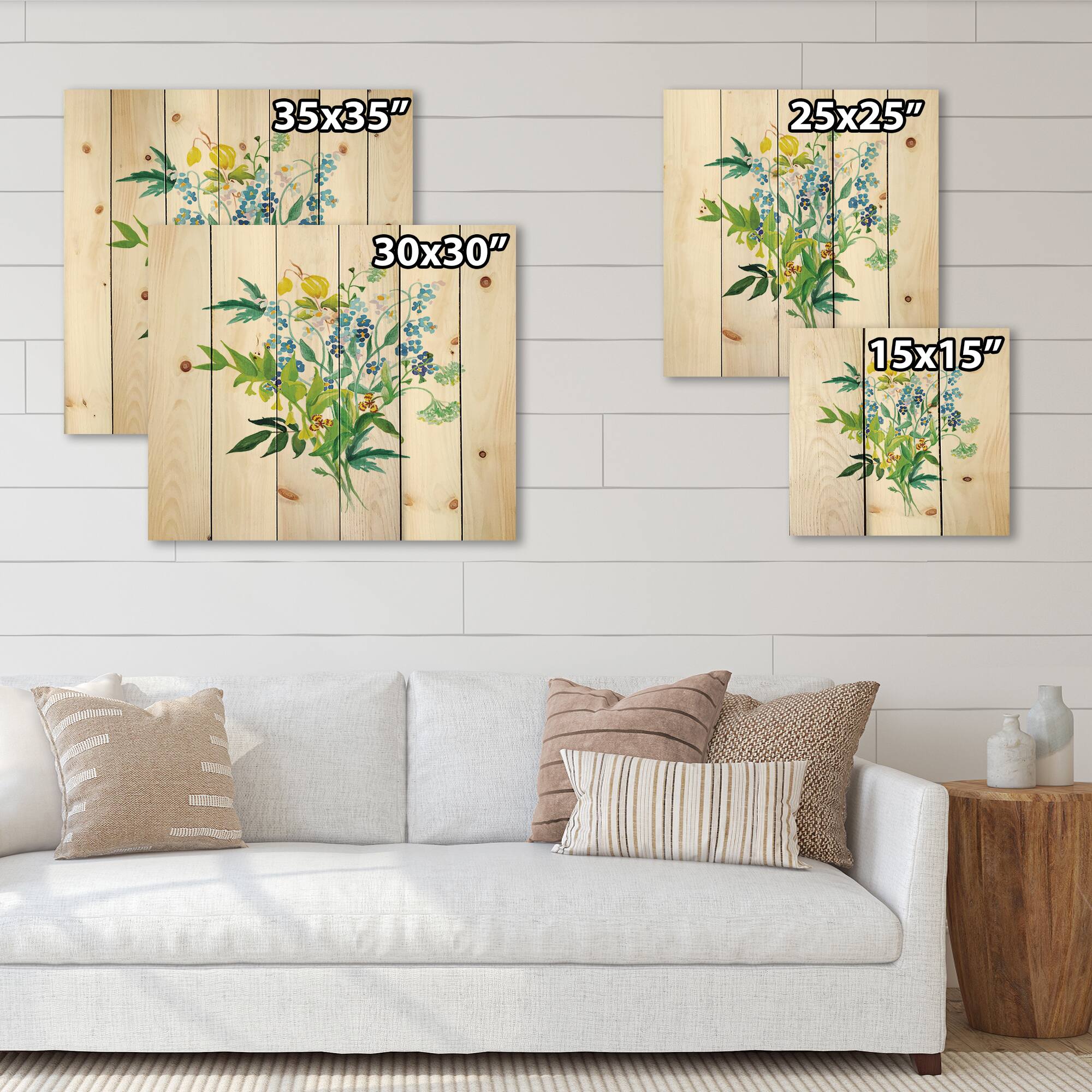 Designart - Meadow Flowers Garland