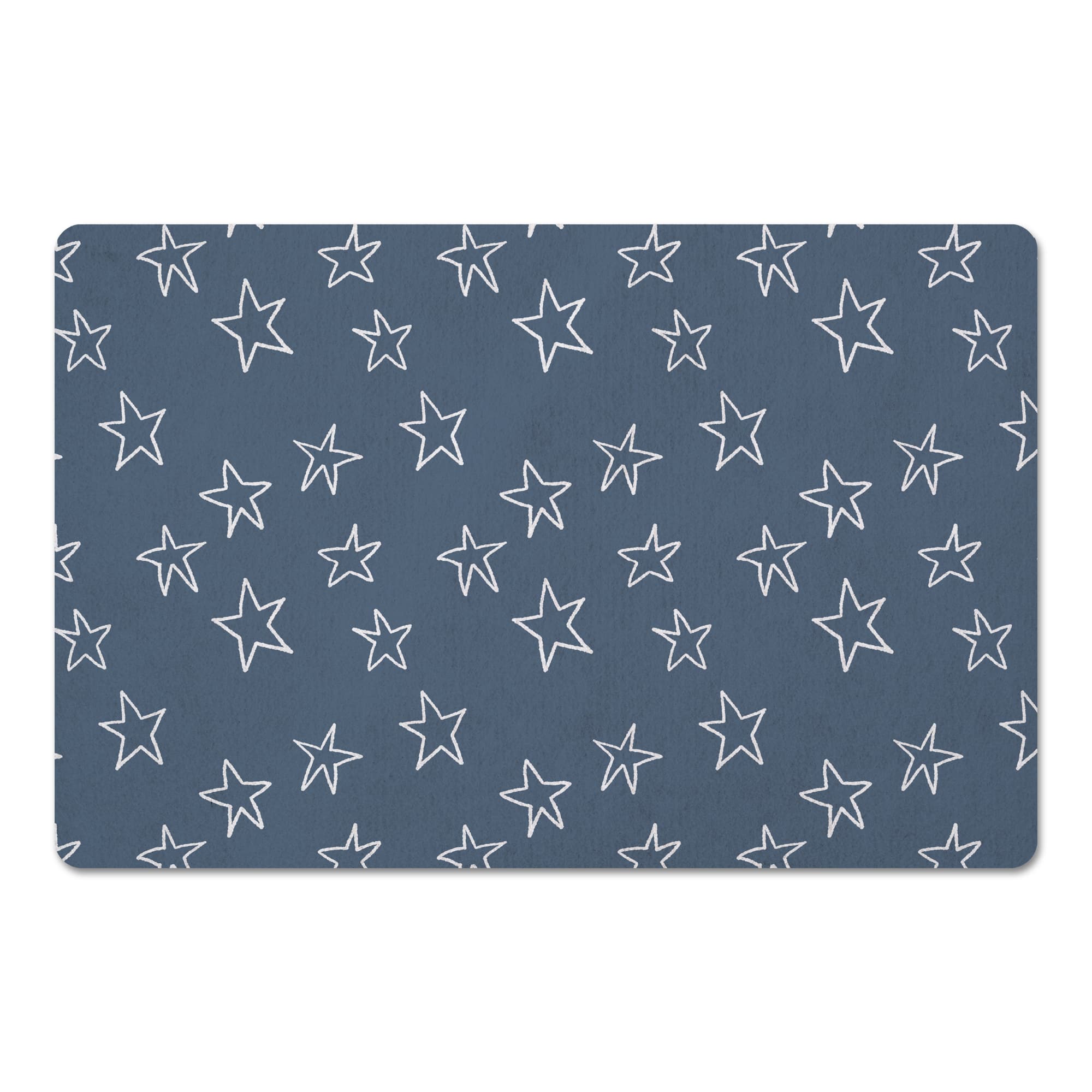 Simple Star Pattern 27" x 18" Floor Mat